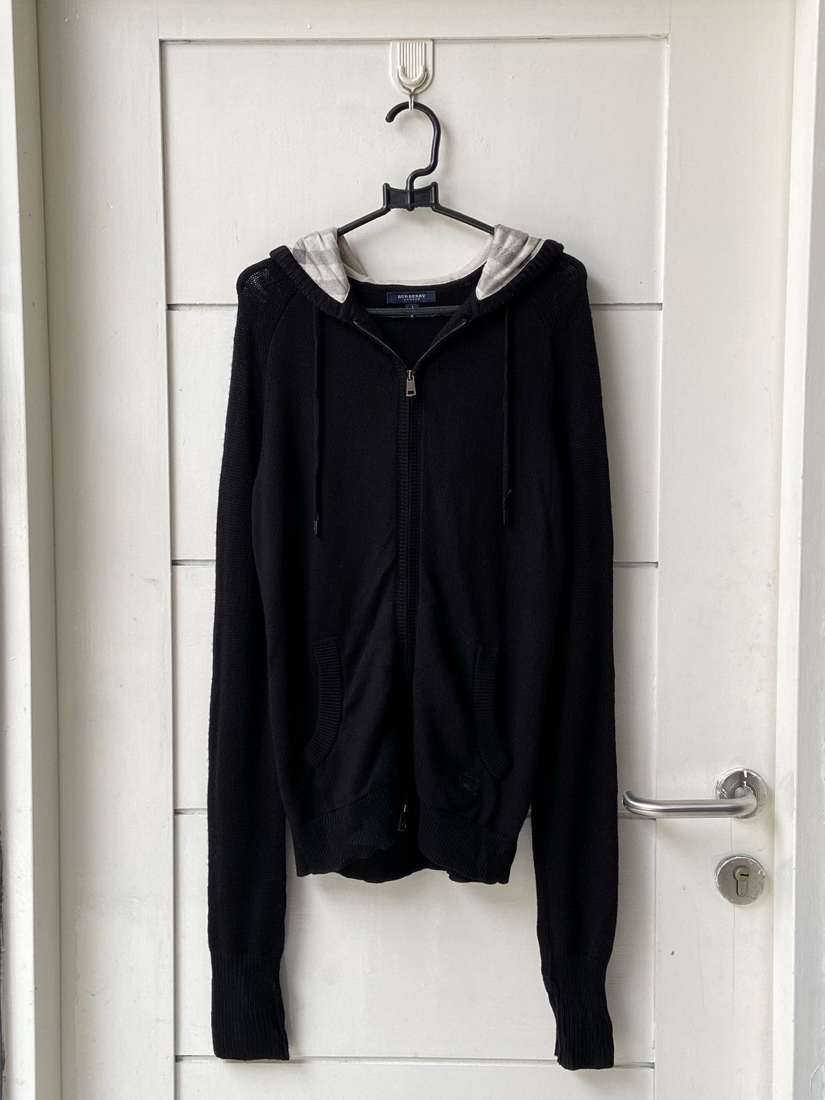 Burberry BURBERRY Black Knit Jacket Size US XS / EU 42 / 0 - 10 Thumbnail