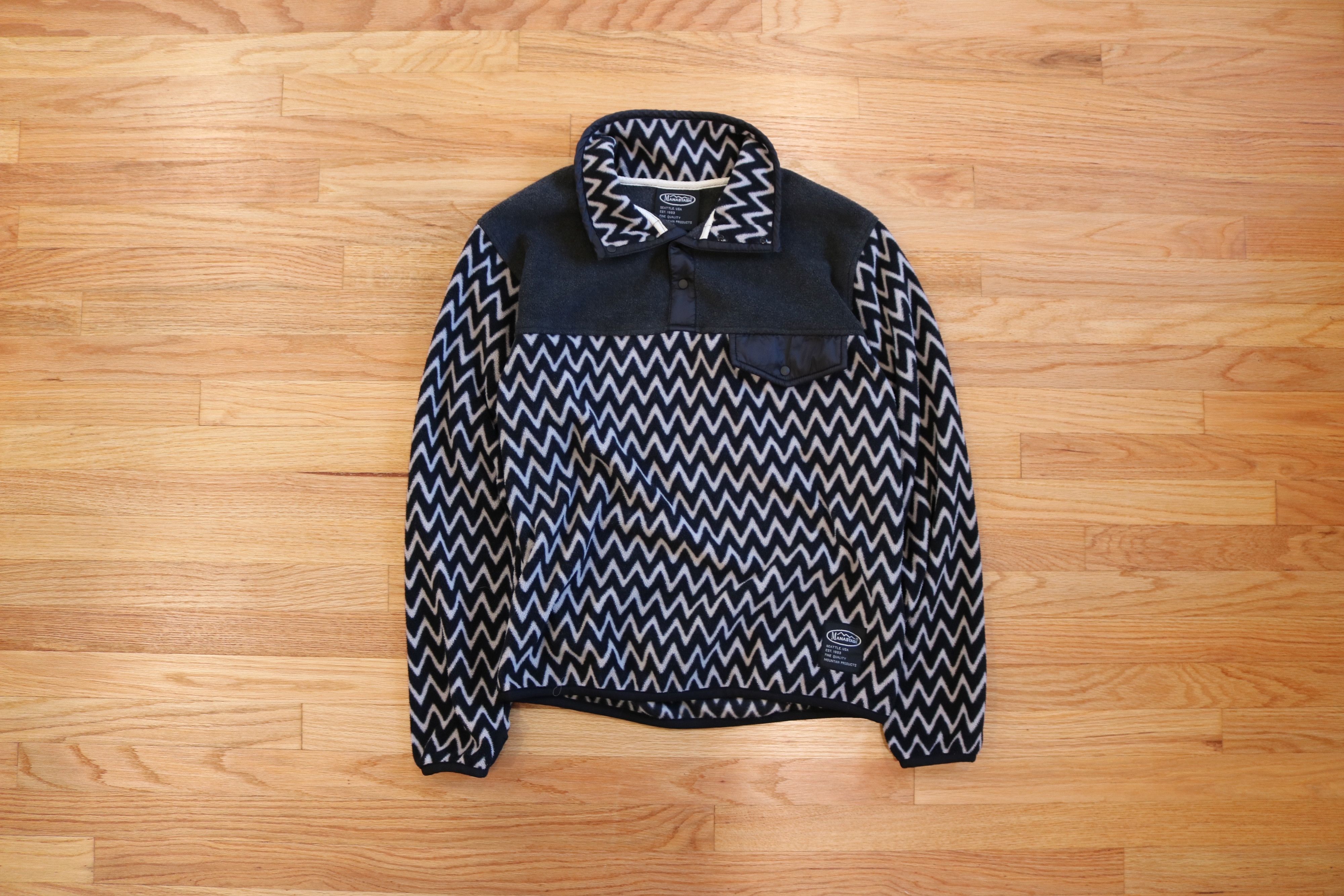 Engineered Garments × Manastash × Patagonia Manastash Zigzag Fleece Pullover Jacket Size US S / EU 44-46 / 1 - 2 Thumbnail