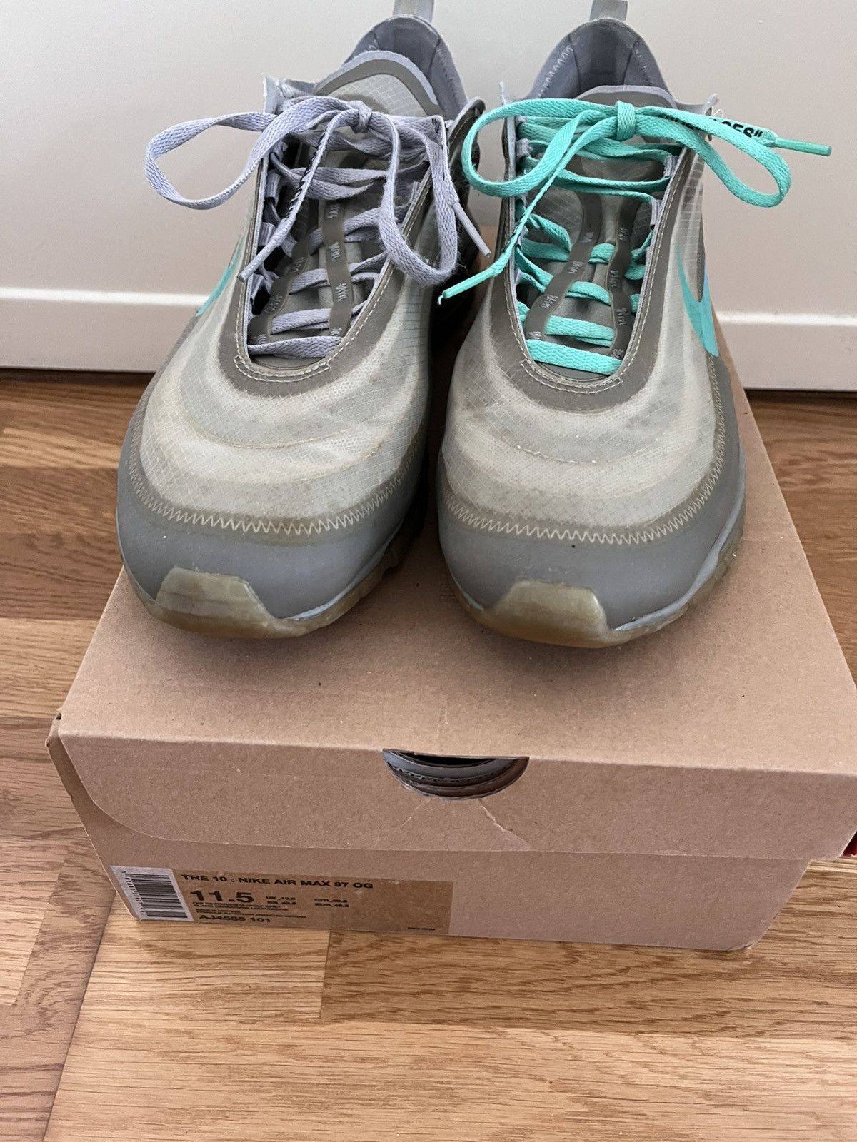 Nike Air max 97 Menta Size US 11.5 / EU 44-45 - 4 Thumbnail