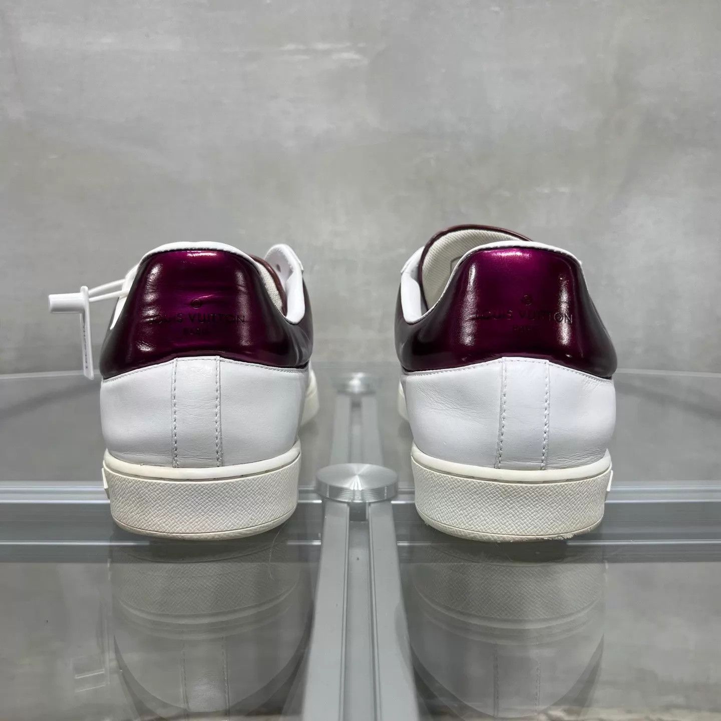 Louis Vuitton LV White Purple Monogram Sneaker UK6.5 (40.5) Size US 7.5 / EU 40-41 - 6 Thumbnail