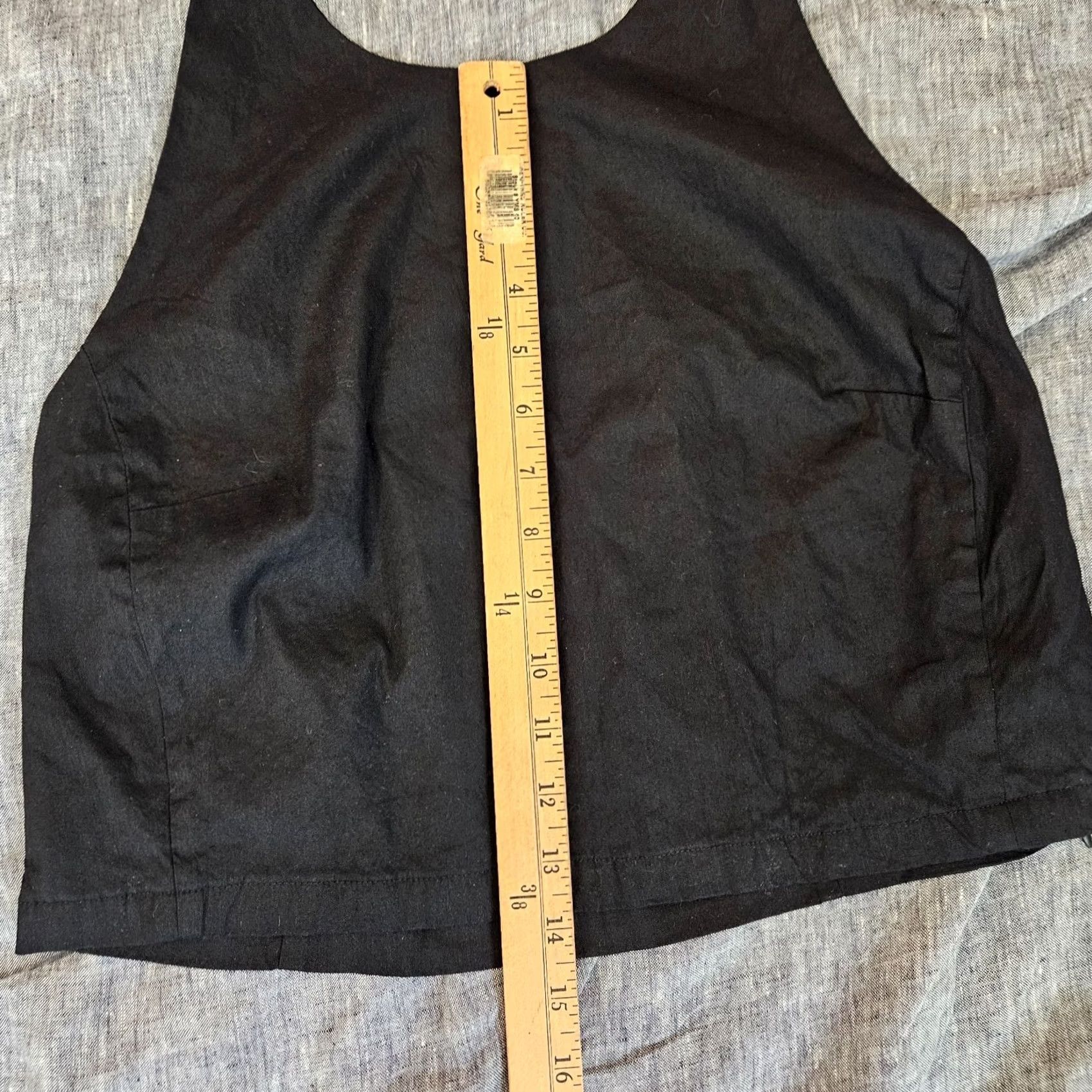 Athleta Athleta Women Tank Top L Black Sleeveless Lightweight Casual Tie back Size L / US 10 / IT 46 - 6 Thumbnail