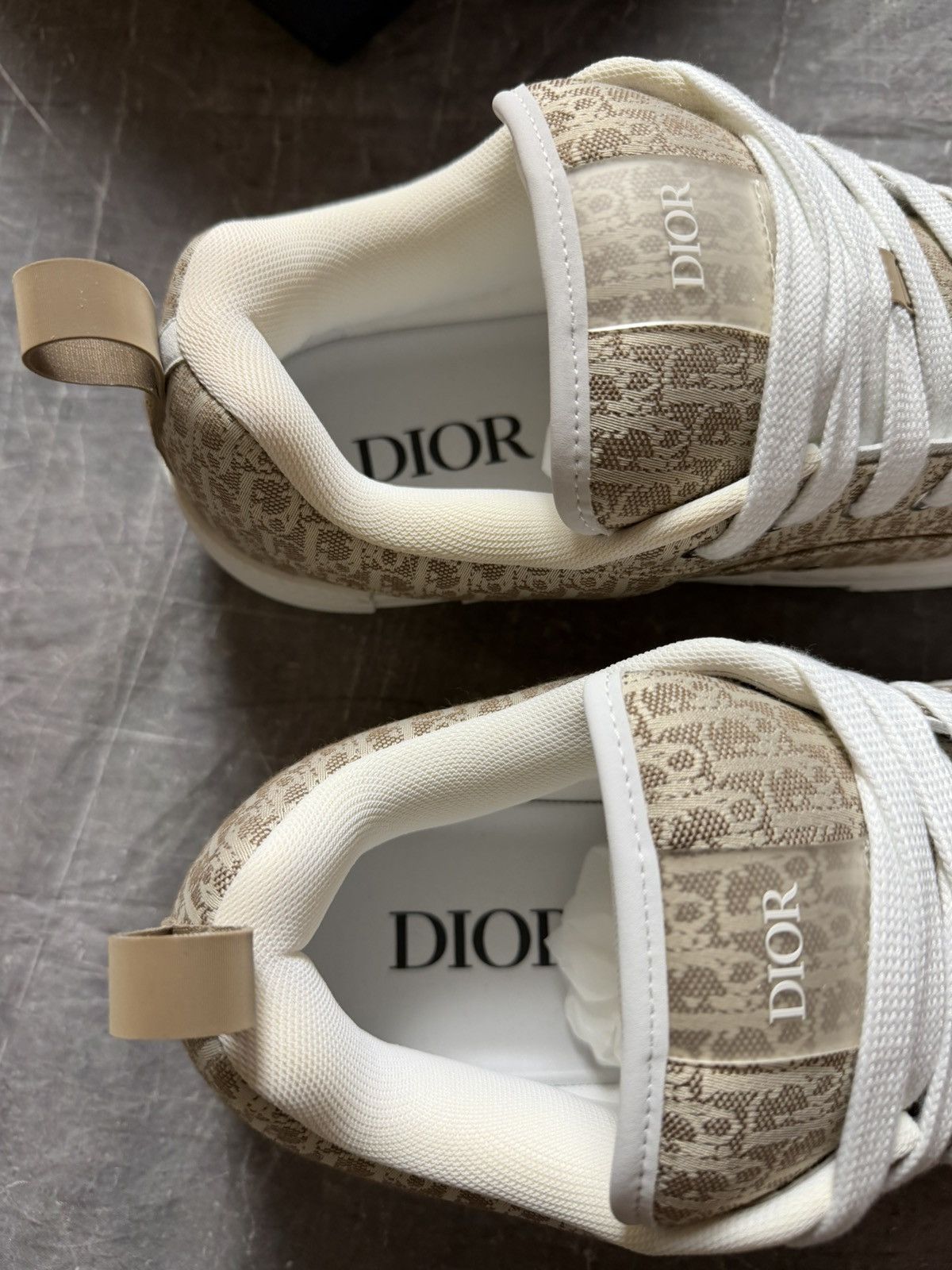 Dior Dior B23 Skater 'Dior Oblique - Beige' Size US 13 / EU 46 - 6 Thumbnail
