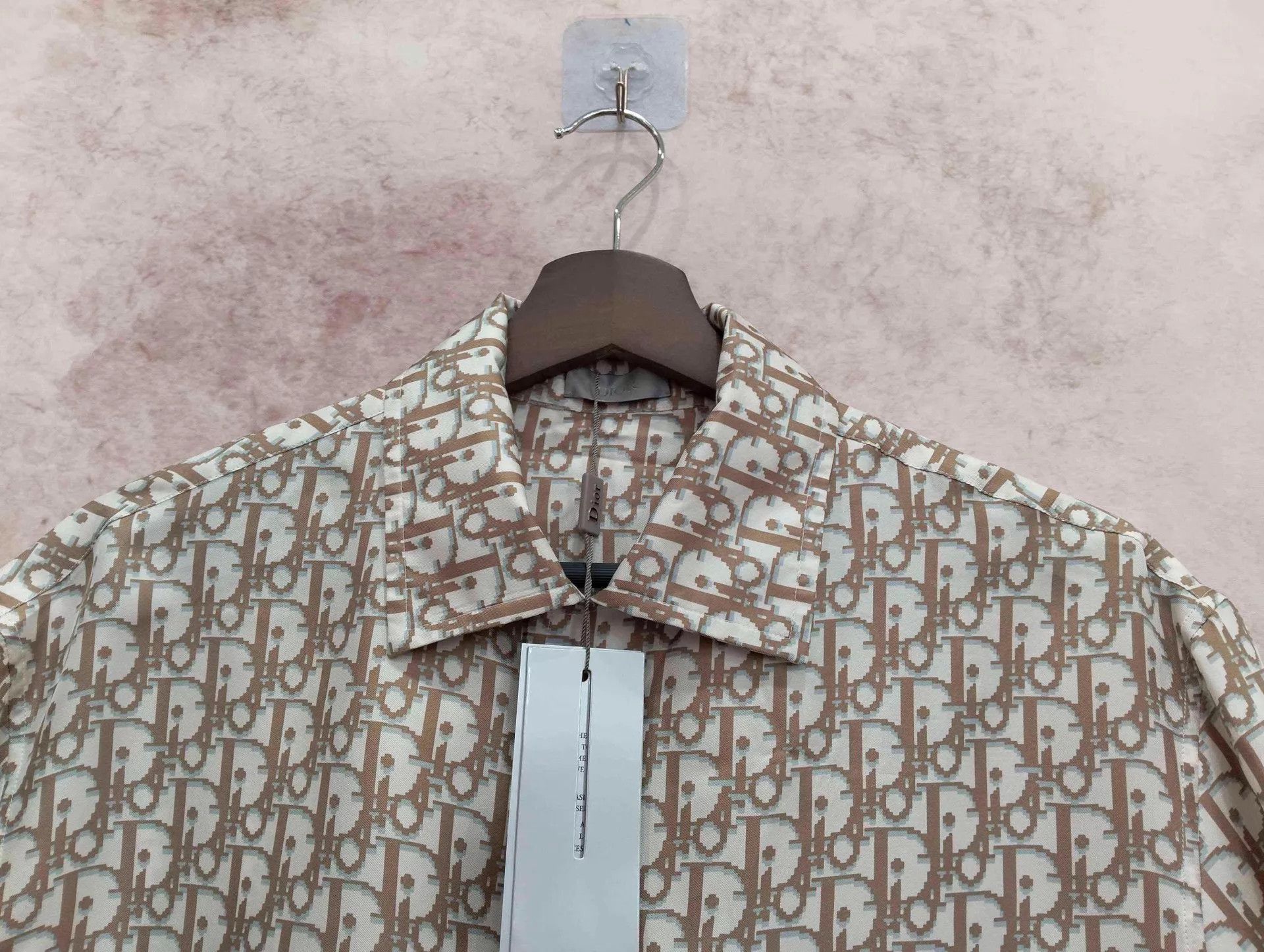 Dior DIOR Logo Print Short Sleeve Shirt 39 Size US M / EU 48-50 / 2 - 7 Thumbnail