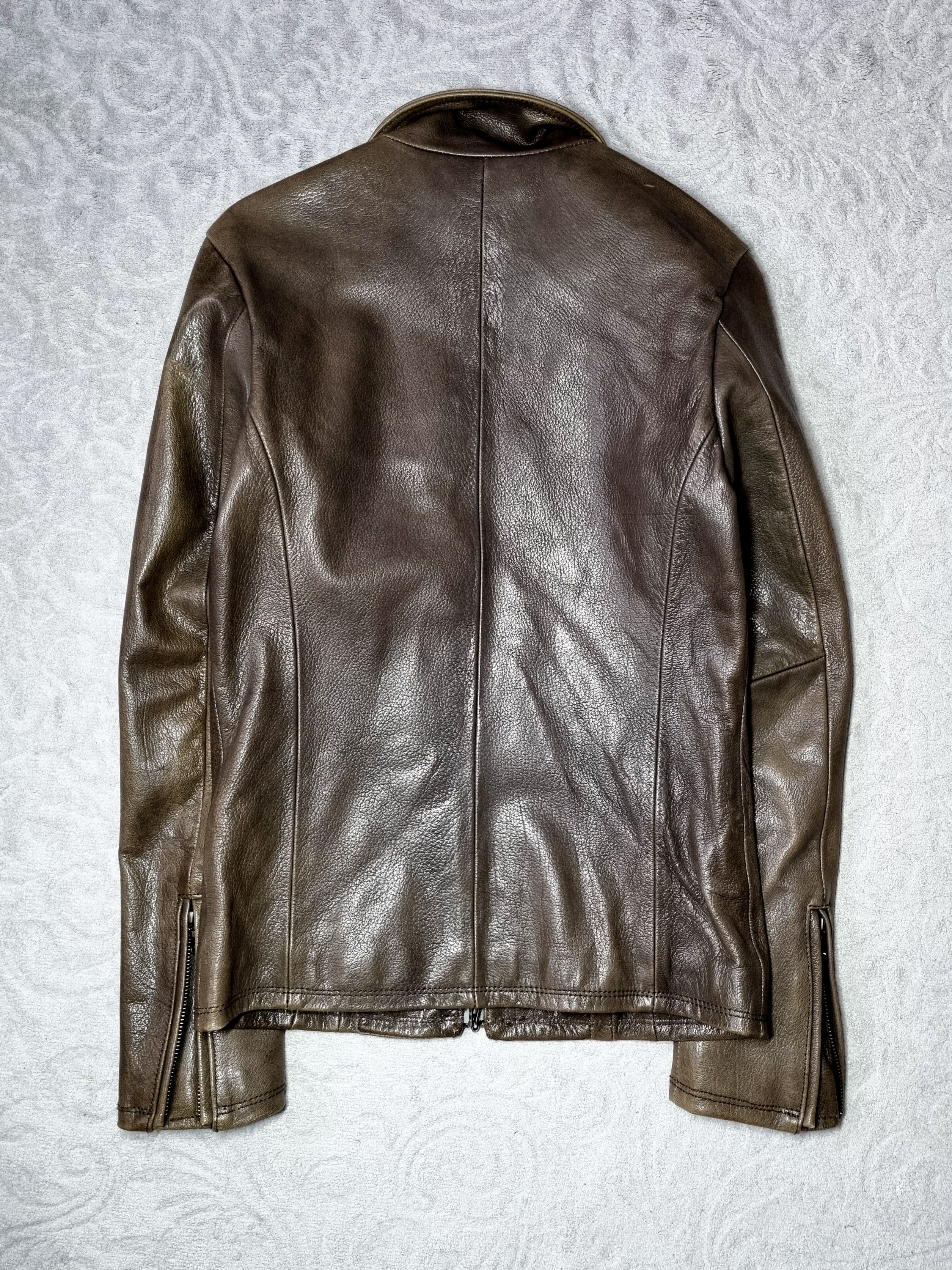 GOSTAR DE FUGA Fuga Coated Goatskin Leather Jacket Size US S / EU 44-46 / 1 - 3 Thumbnail