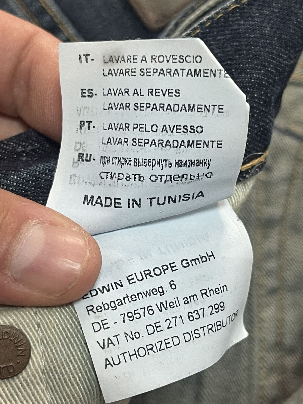 Edwin Edwin ED-80 Slim Jeans Japan Denim Size 30x32 Size US 30 / EU 46 - 17 Thumbnail