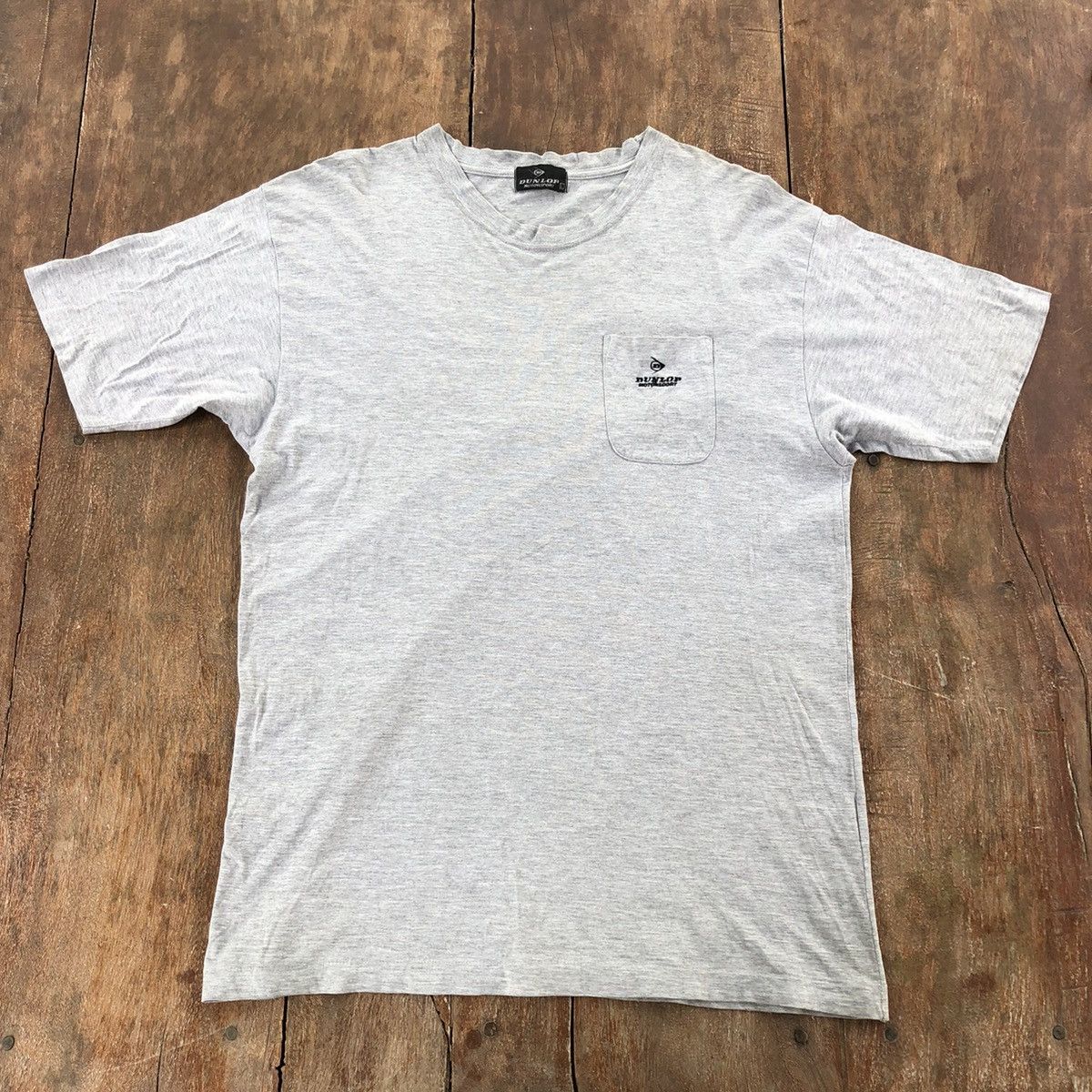 Dunlop Vintage Single Stitch 90s Dunlop Motorsport T Shirt Size US L / EU 52-54 / 3 - 2 Thumbnail