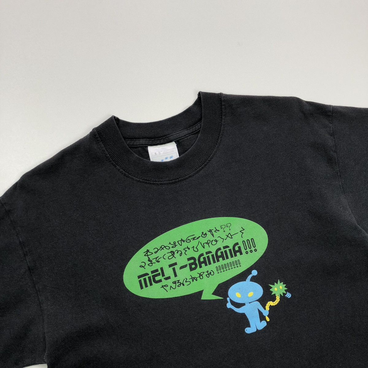 Band Tees Melt Banana 90’s Printed Vintage T-Shirt Japan Black Rare Size US S / EU 44-46 / 1 - 2 Thumbnail