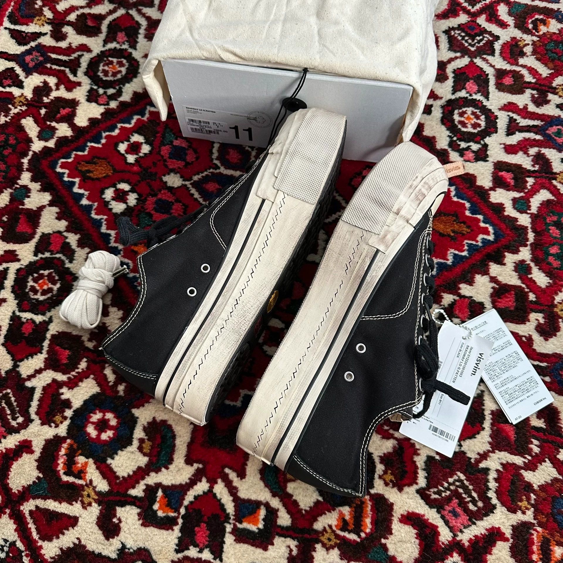 Visvim visvim 22aw skagway canvas shoes size 11 9.88 new Size US 11 / IT 41 - 4 Thumbnail