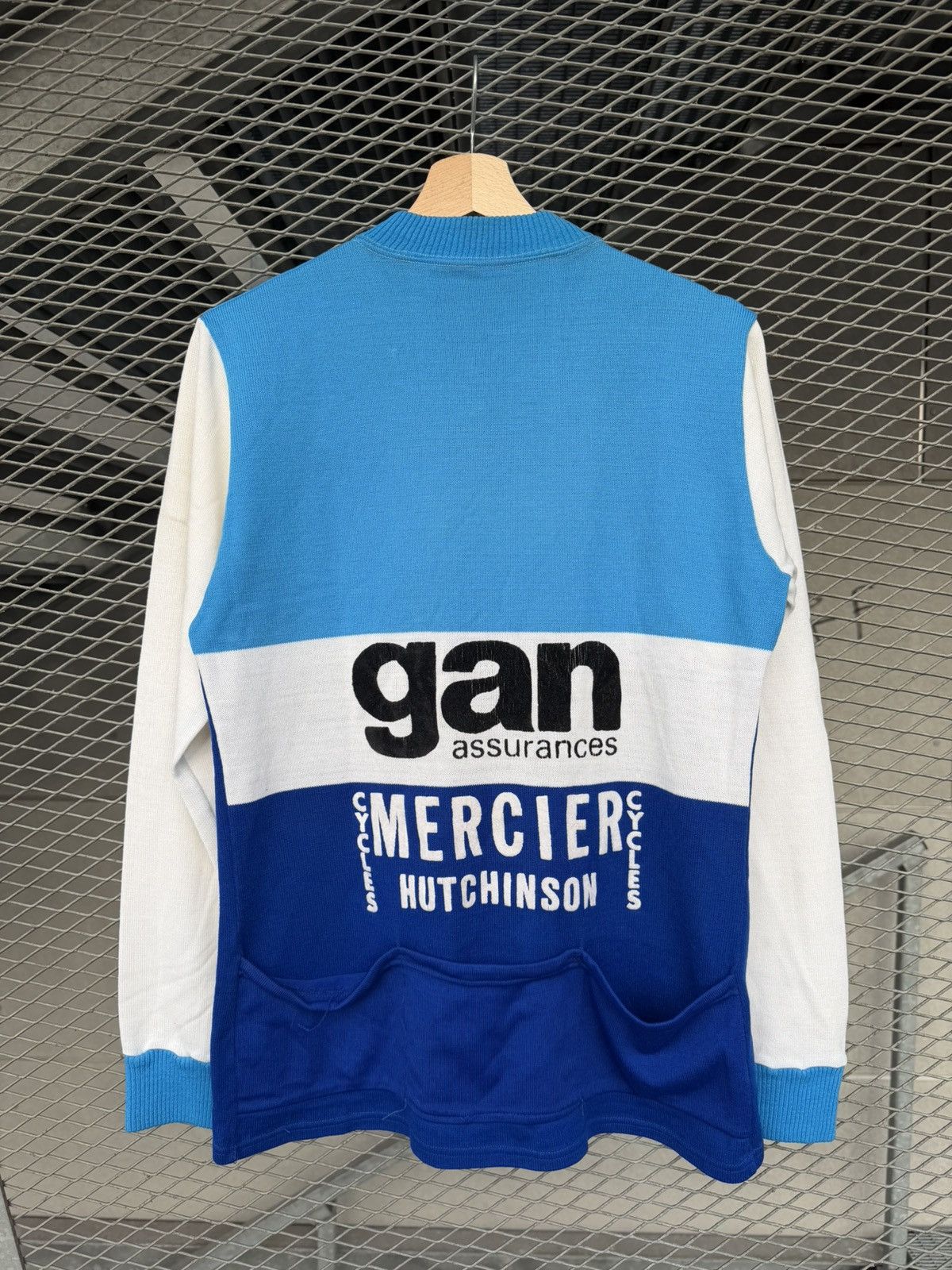 Vintage Vintage Team Gen Mercier Hutchinson Wool Cycle Jersey Size US M / EU 48-50 / 2 - 8 Thumbnail