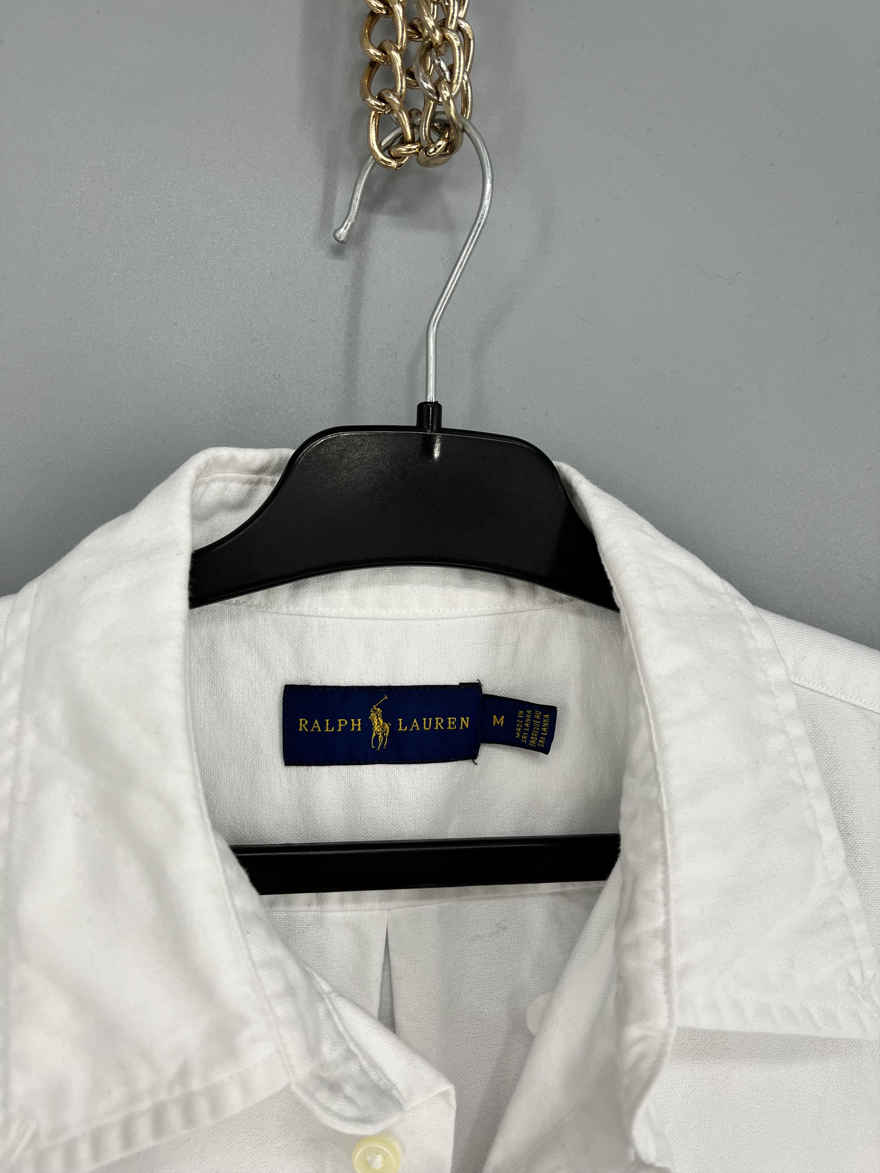 Polo Ralph Lauren Vintage White Shirt Polo Ralph Lauren Size M Rare Size US M / EU 48-50 / 2 - 8 Thumbnail