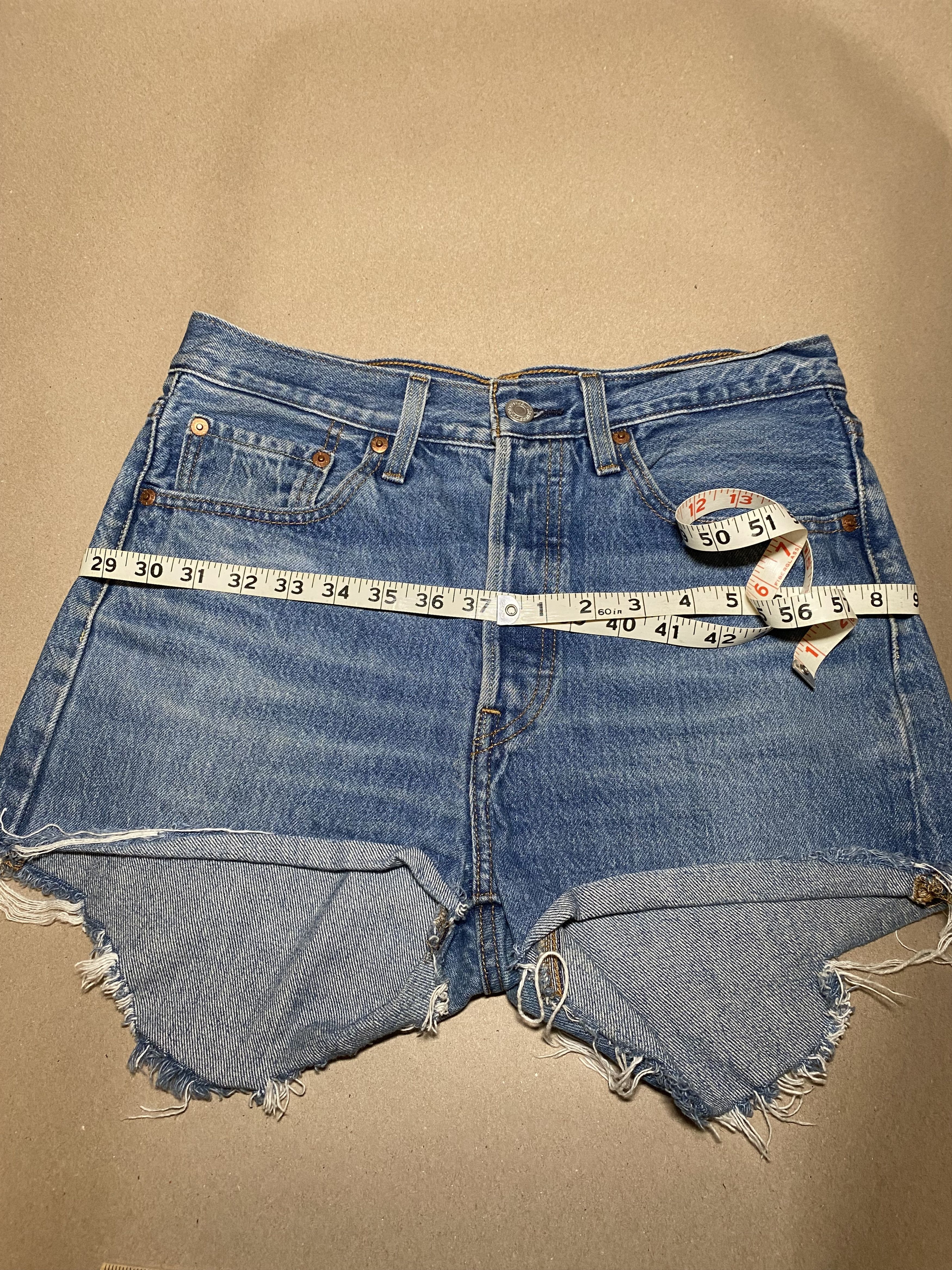 Levi's × Levi's Made & Crafted Levi’s 501 S CutOff Shorts w/ Button Fly Front Sz 28 Size 28" / US 6 / IT 42 - 2 Thumbnail