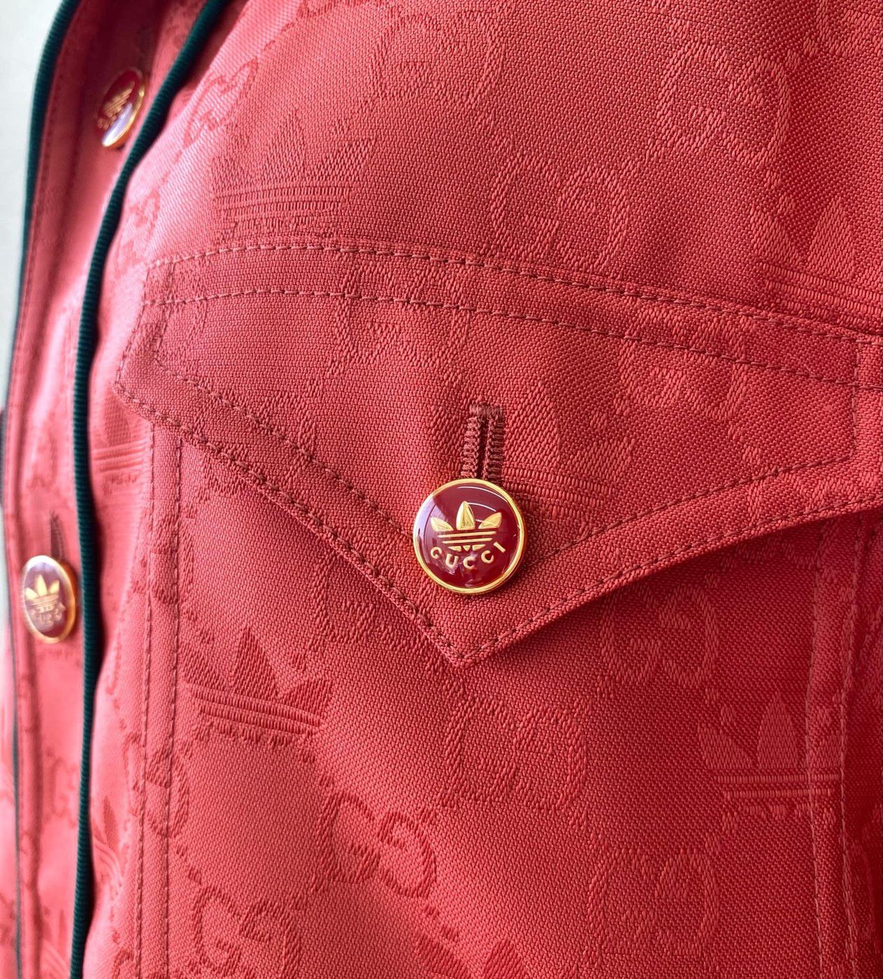 Adidas × Gucci The Gucci x Adidas GG Trefoil Coat Size L / US 10 / IT 46 - 13 Thumbnail