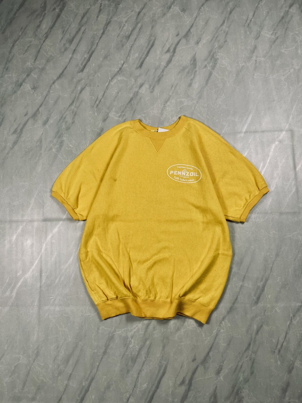 Japanese Brand Vintage 90s Japan Pennzoil Lubrication Oil Crewneck Size US L / EU 52-54 / 3 - 1 Thumbnail