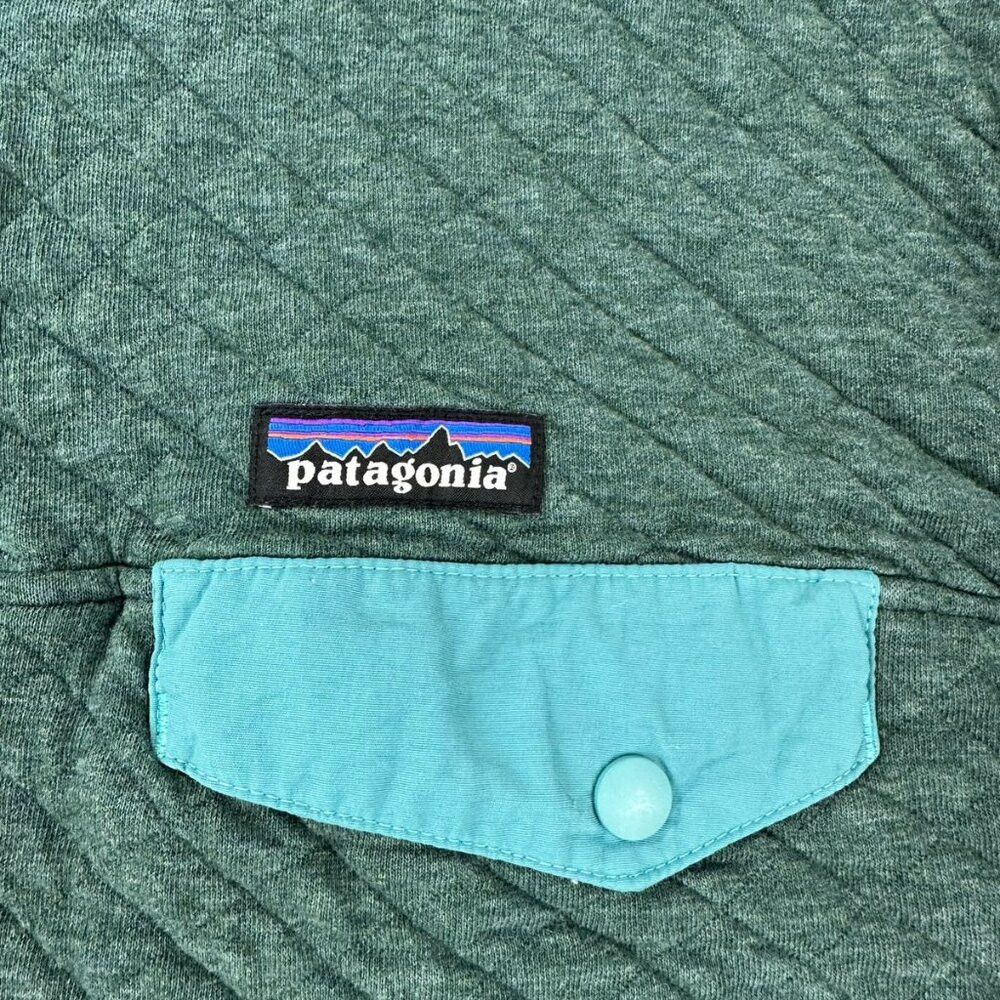 Patagonia Patagonia Green Snap T 1/4 Zip Men's Pullover Size L Size US L / EU 52-54 / 3 - 3 Thumbnail