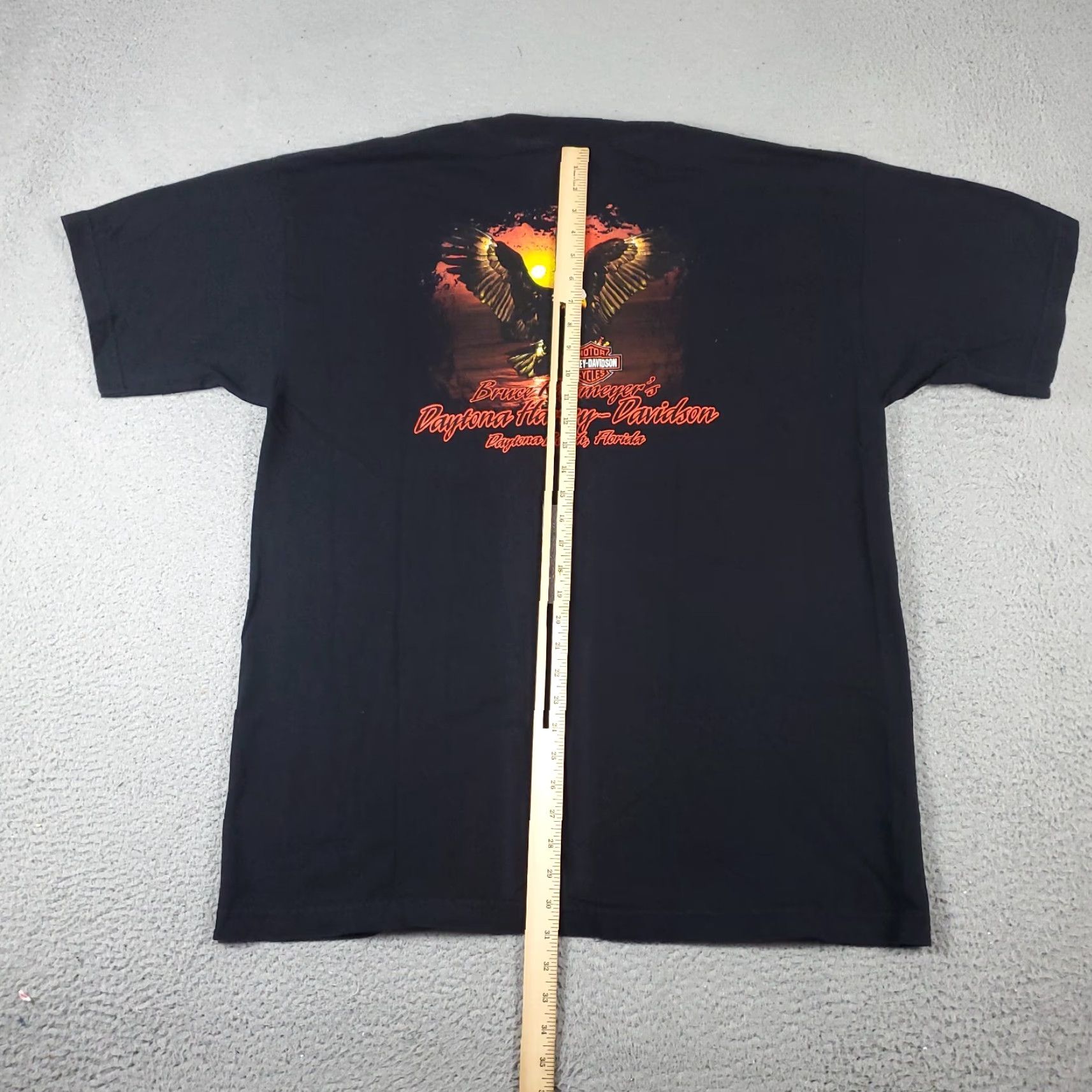 Harley Davidson VINTAGE Harley-Davidson T Shirt Mens 2XL Black Daytona Beach Graphic Short Sleeve Size US XXL / EU 58 / 5 - 4 Thumbnail