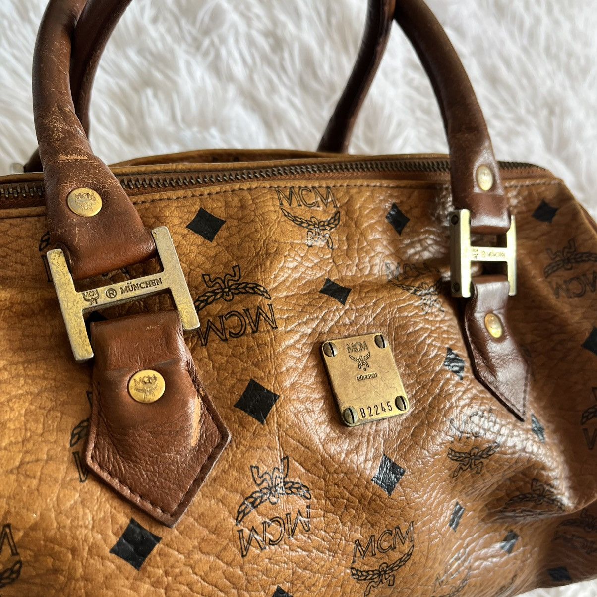 MCM VINTAGE MCM BOSTON BAG Size ONE SIZE - 3 Thumbnail
