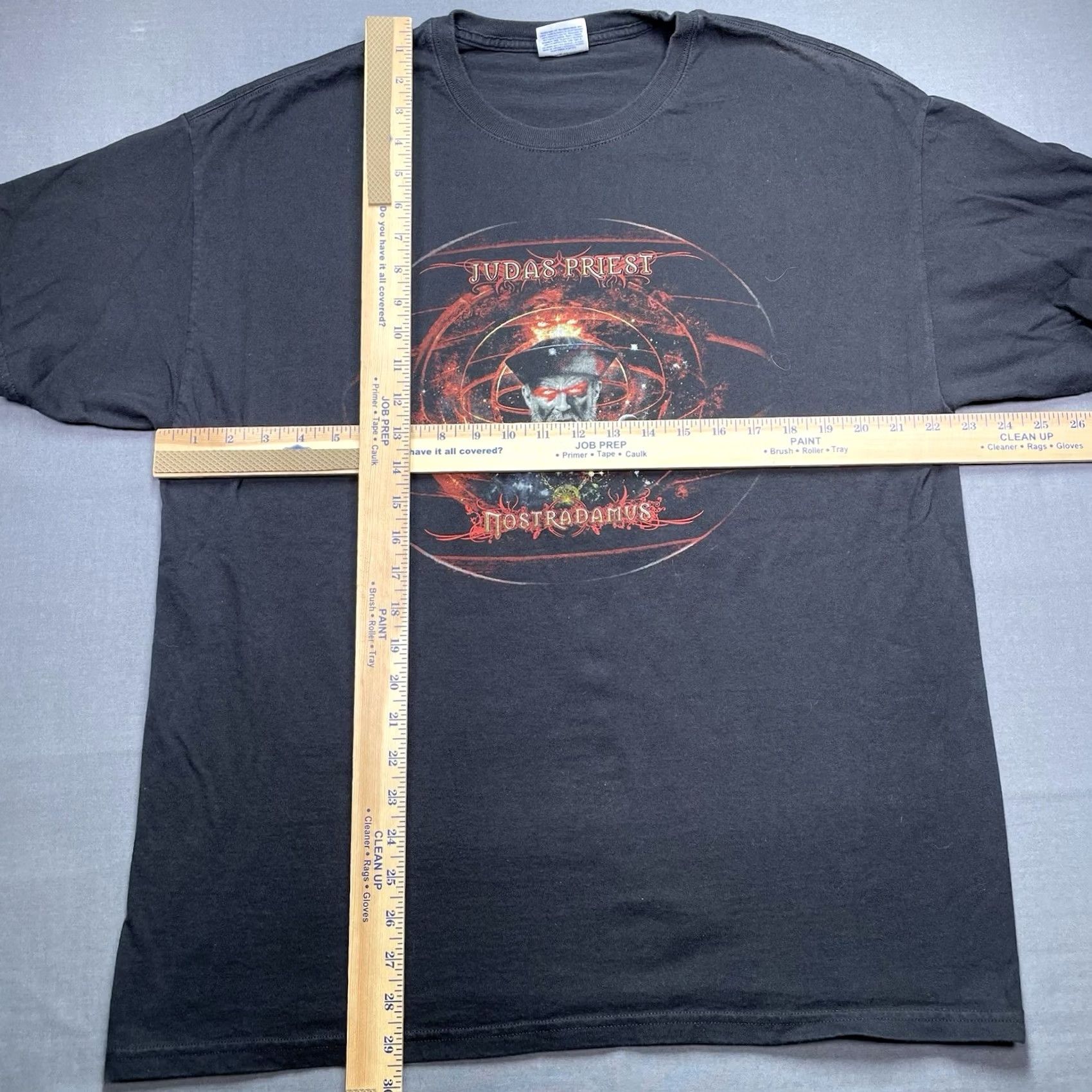 Gildan Judas Priest Nostradamus T Shirt Mens XL Black 2009 European Tour Feast Y2K Size US XL / EU 56 / 4 - 4 Thumbnail