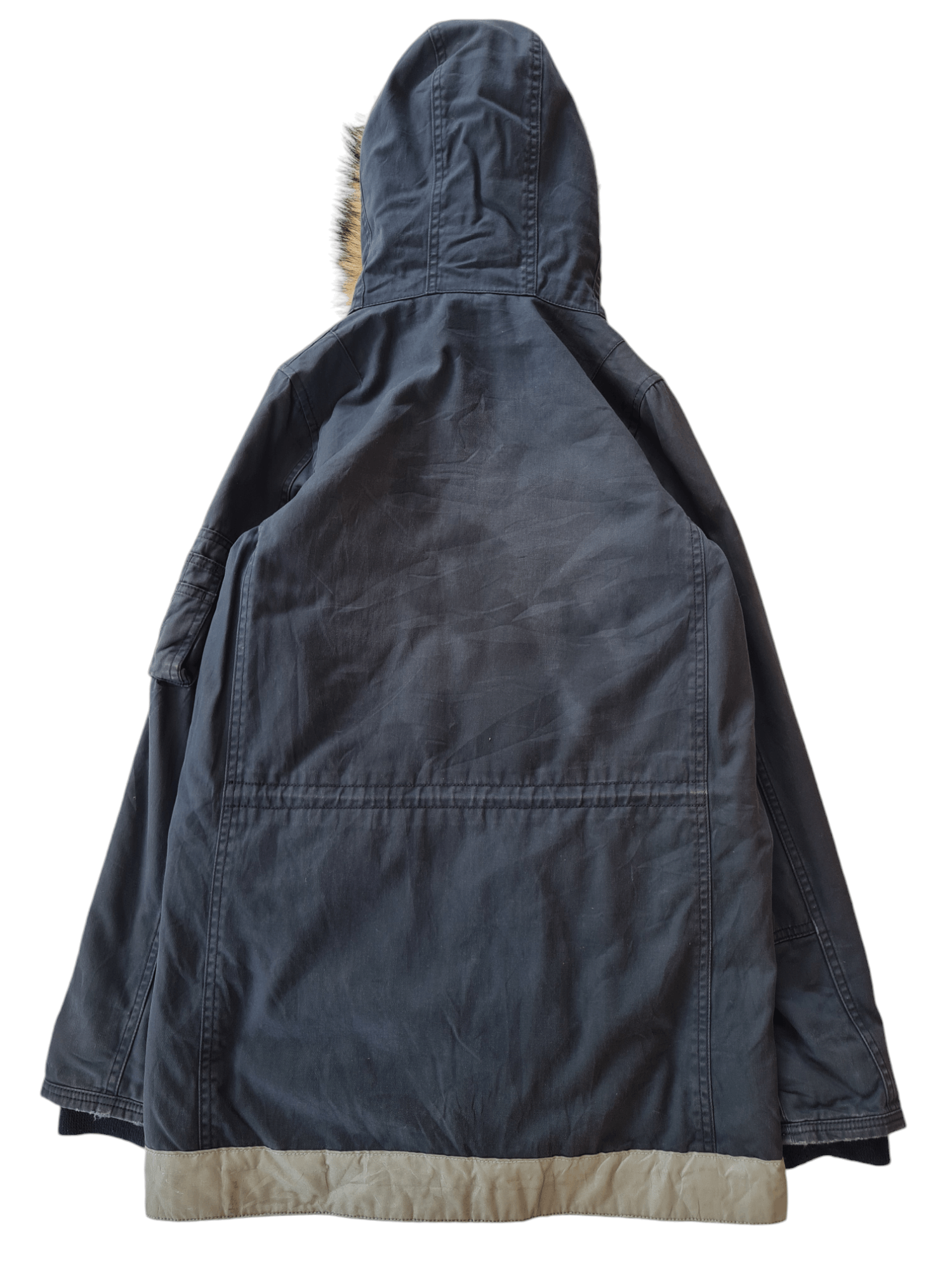 Japanese Brand Vintage Stuning Jacket Fur Hood Size M / US 6-8 / IT 42-44 - 2 Thumbnail