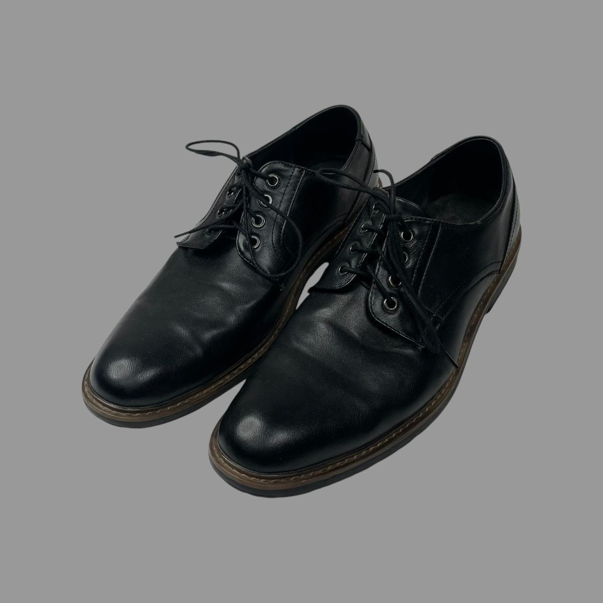 Vintage Vintage 90s leather derbys Size US 10.5 / EU 43-44 - 2 Thumbnail