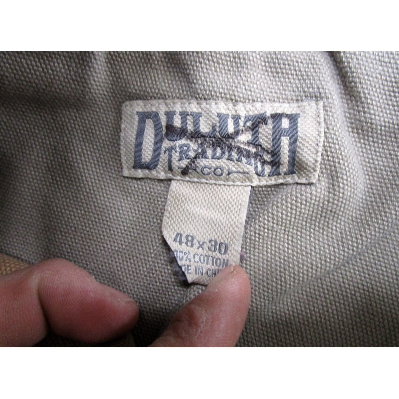 Vintage Duluth Cargo Pants Fire Hose Relaxed Fit Beige Regular 48x30 Men’s Work Pants 48in Straight Rise 10-12in Cotton Canvas Navy Brand Duluth Trading co. Size US 32 / EU 48 - 5 Thumbnail