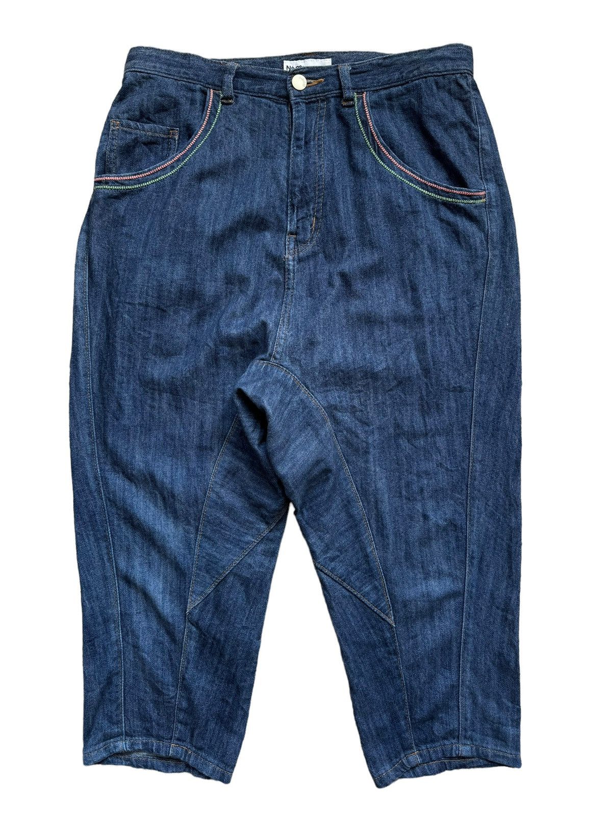 Issey Miyake × Japanese Brand × Ne-Net Vintage Issey Miyake Ne-Net Baggy Crotch Shorts Pants Size US 31 - 2 Thumbnail