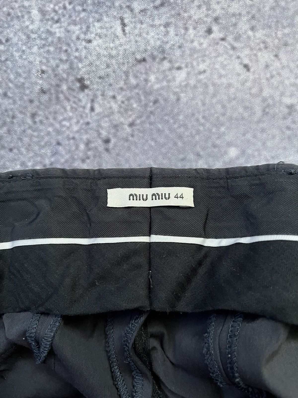 Miu Miu MiU MiU Dress Pants Dark Navy Blue Size 44 Size 30" / US 8 / IT 44 - 3 Thumbnail