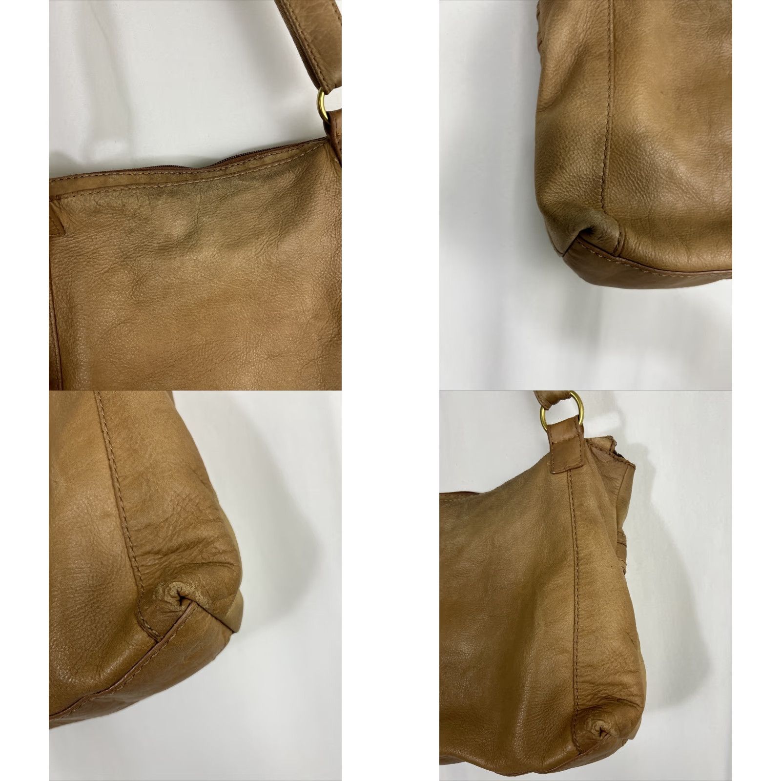 Fossil Fossil Shoulder Bag Brown Leather Crossbody Zipper Front Flap 11x11.5x2 Women Size ONE SIZE - 10 Thumbnail