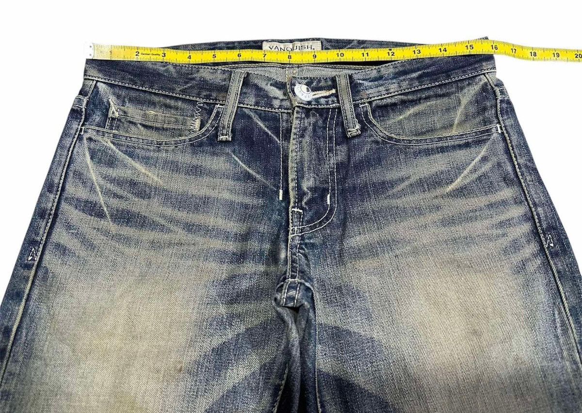 If Six Was Nine × Japanese Brand × Vanquish 🔥Archived Vanquish Mud Wash Flared Denim 2011 Size US 32 / EU 48 - 17 Thumbnail