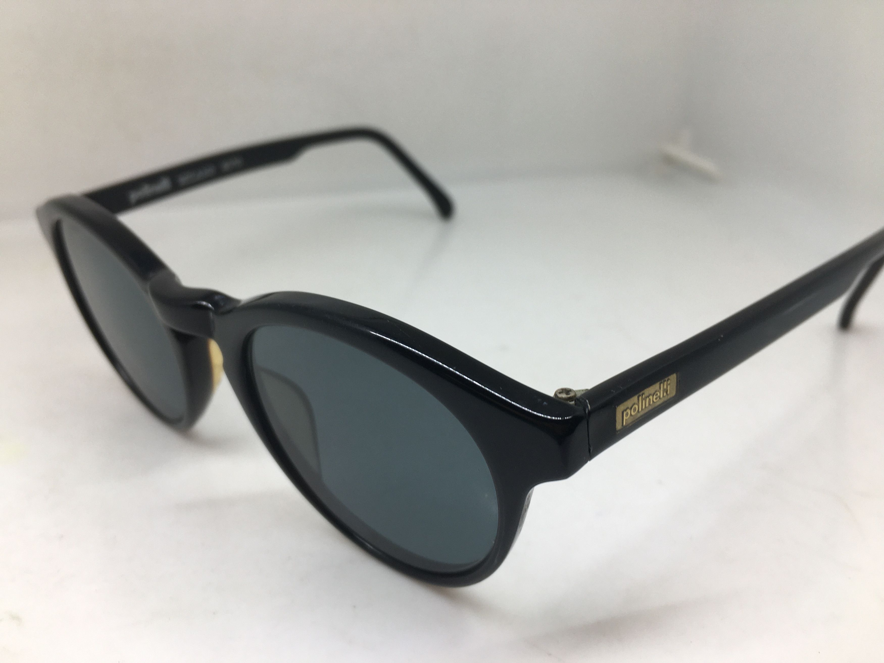 Vintage Polinelli Milano Black Keyhole Sunglasses ARISTOCRAT Size ONE SIZE - 3 Thumbnail