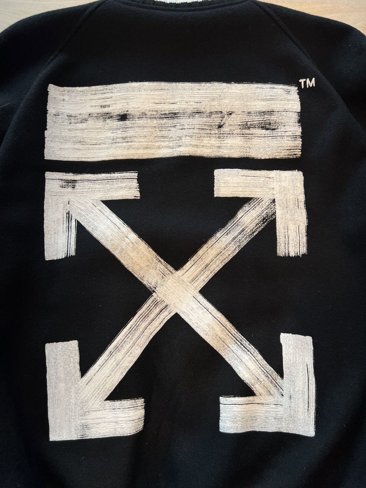 Off-White Off-White Brushed Diagonals Varsity Jacket Size US S / EU 44-46 / 1 - 11 Thumbnail