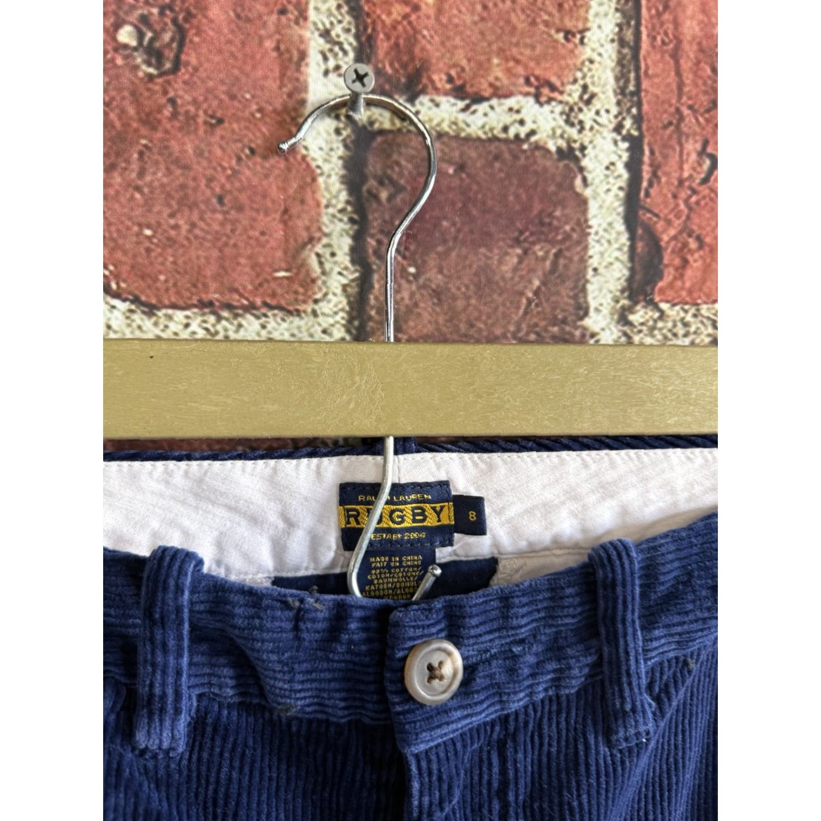 Polo Ralph Lauren Polo Ralph Lauren Womens Corduroy Chino Pants Blue Size 8 Regular 24'' Inseam Size 30" / US 8 / IT 44 - 3 Thumbnail