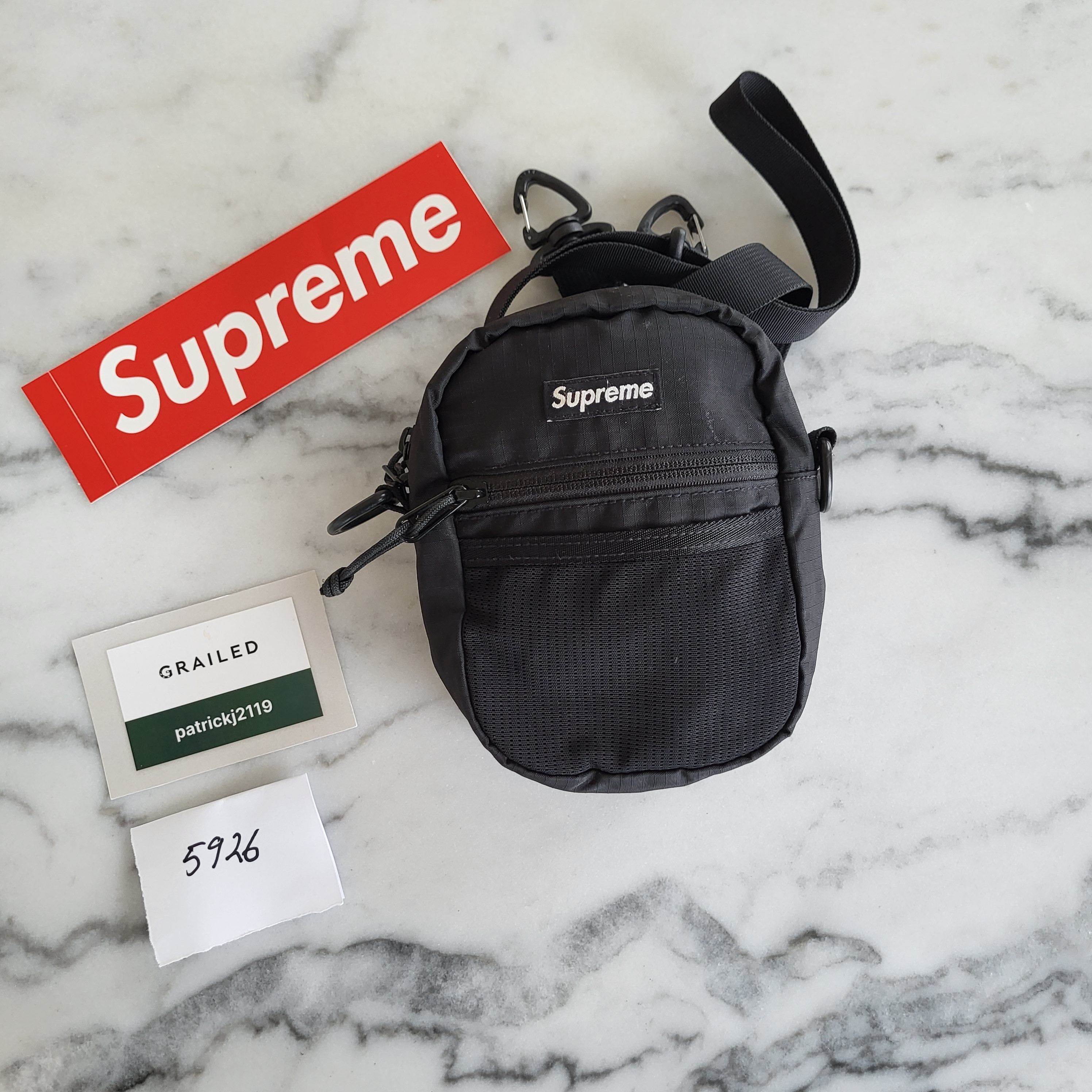 Supreme Small Shoulder Bag Black (SS17)