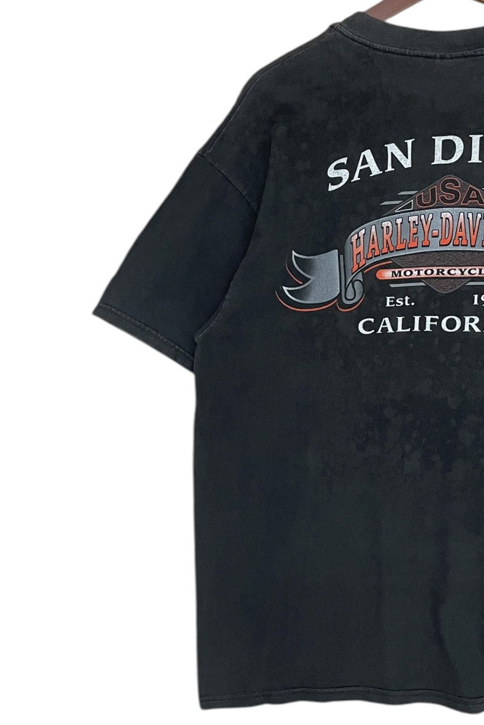 Harley Davidson × Vintage Vintage Brand Harley Davidson Made in Usa T-shirt 2000s Size US XL / EU 56 / 4 - 3 Thumbnail
