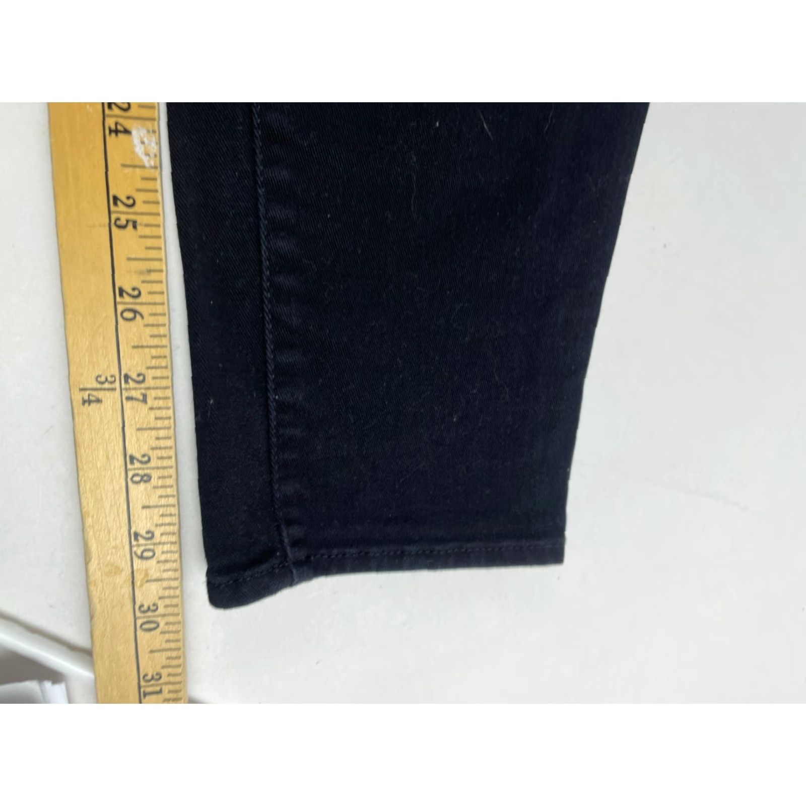 Vintage Rock & Republic Jeans Women's 10M Black Skinny Denim Pockets 30in Inseam 31in Waist Vintage No Berlin 90s? Size 24" / US 00 / IT 34 - 6 Thumbnail