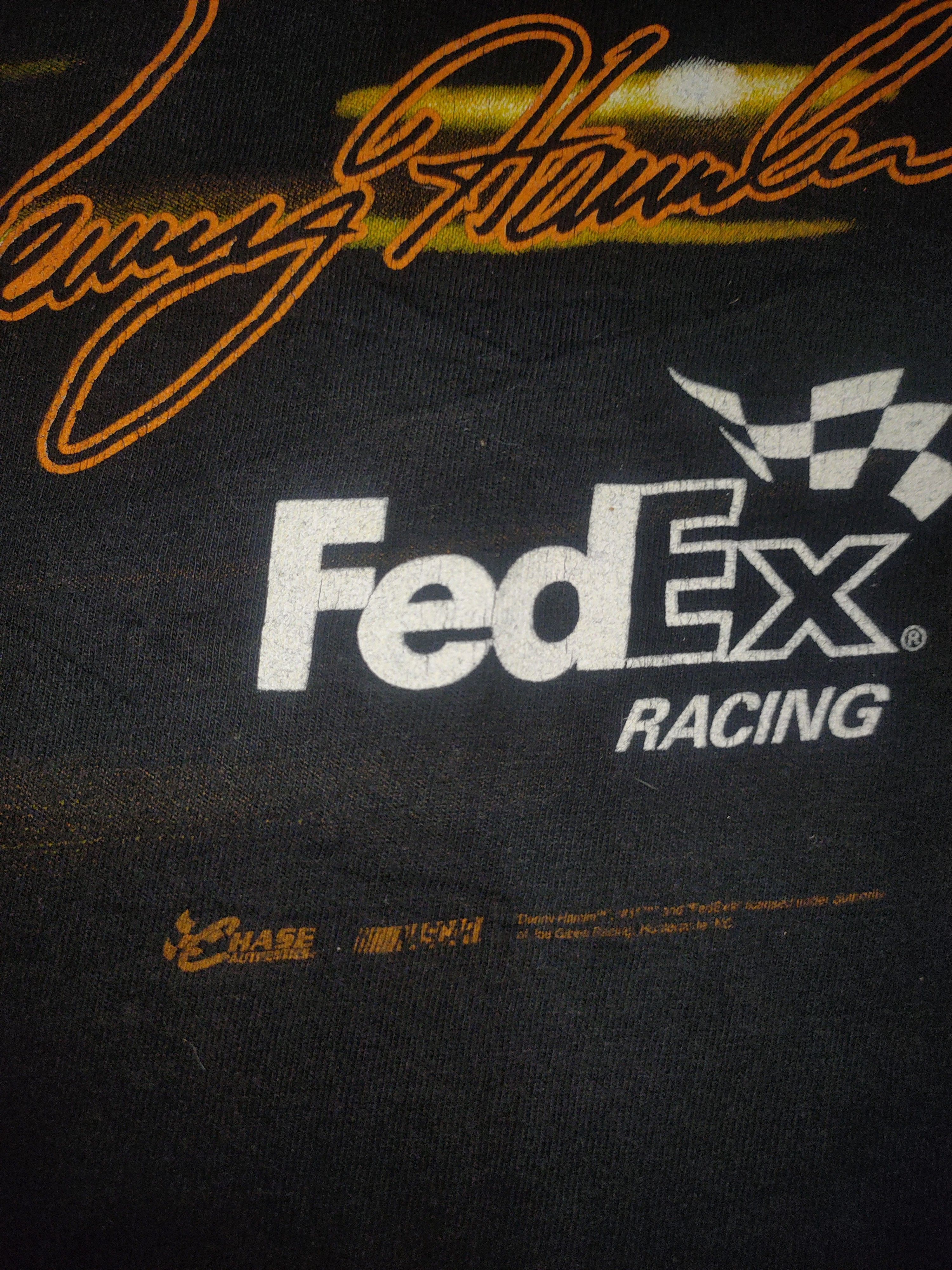Chase Authentics denny hamlin nascar vintage shirt 2000s Size US XL / EU 56 / 4 - 4 Thumbnail