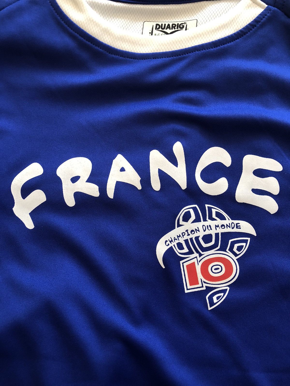 Vintage RARE FRANCE FOOTBALL VINTAGE 2000s SOCCER JERSEY SHIRT Size US L / EU 52-54 / 3 - 3 Thumbnail