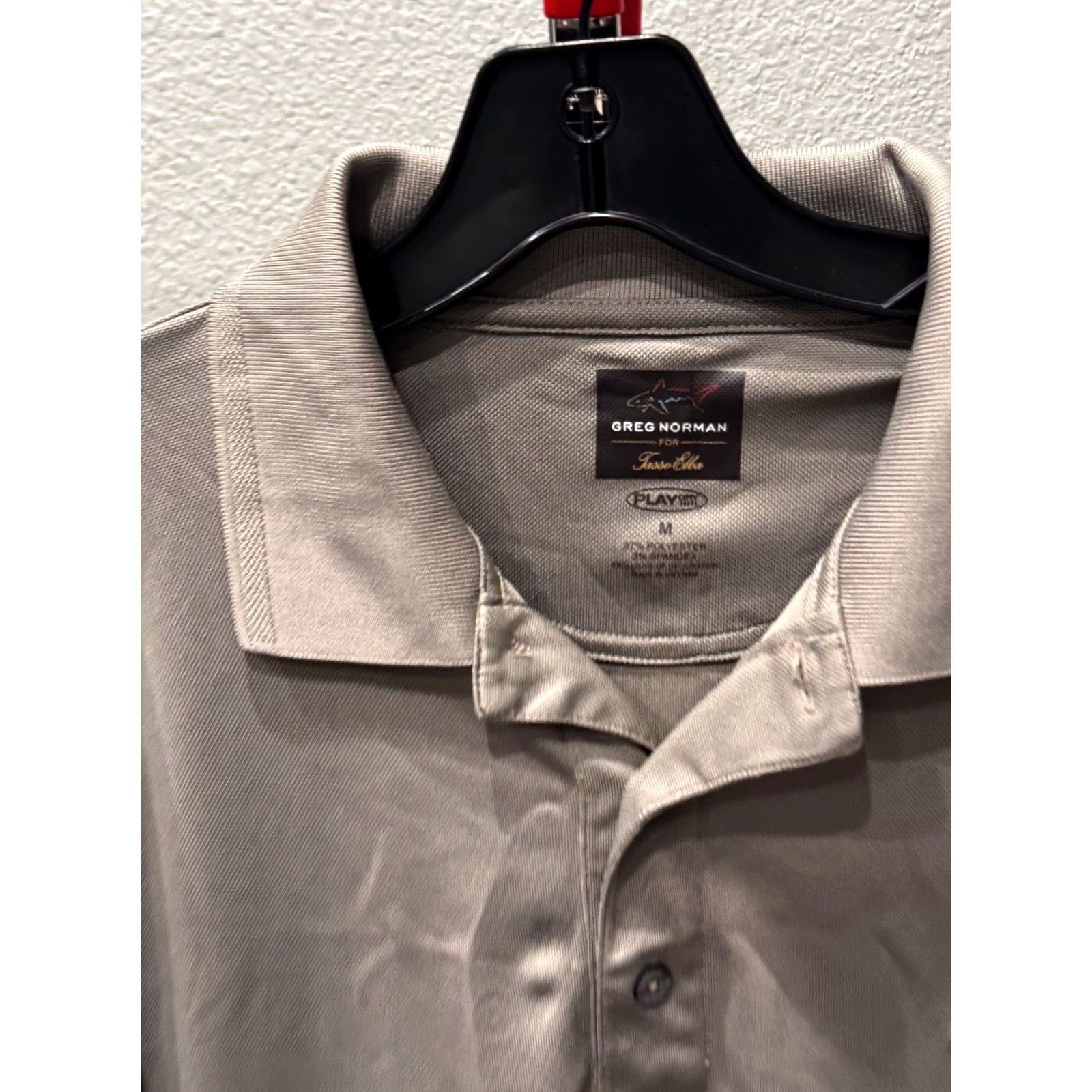 Vintage Greg Norman Gray polhy Play Dry SHORT SLEEVE POLO SHIRT Medium M Mens Size US M / EU 48-50 / 2 - 4 Thumbnail