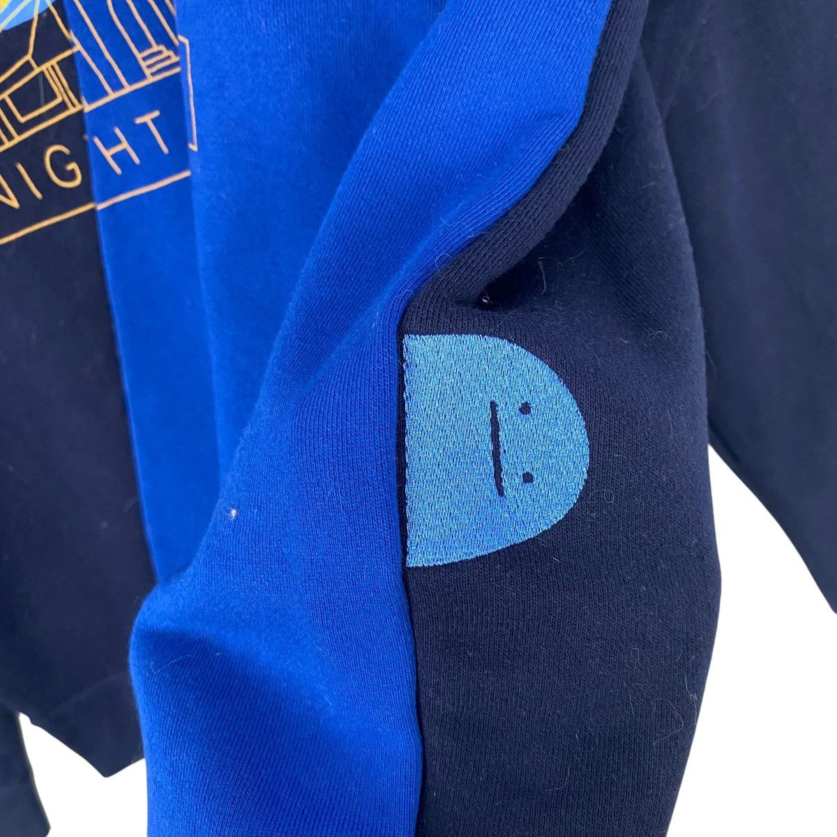 Vintage Vintage Japanese Brand Graniph Night Sweatshirt Black/Blue Size US XL / EU 56 / 4 - 5 Thumbnail