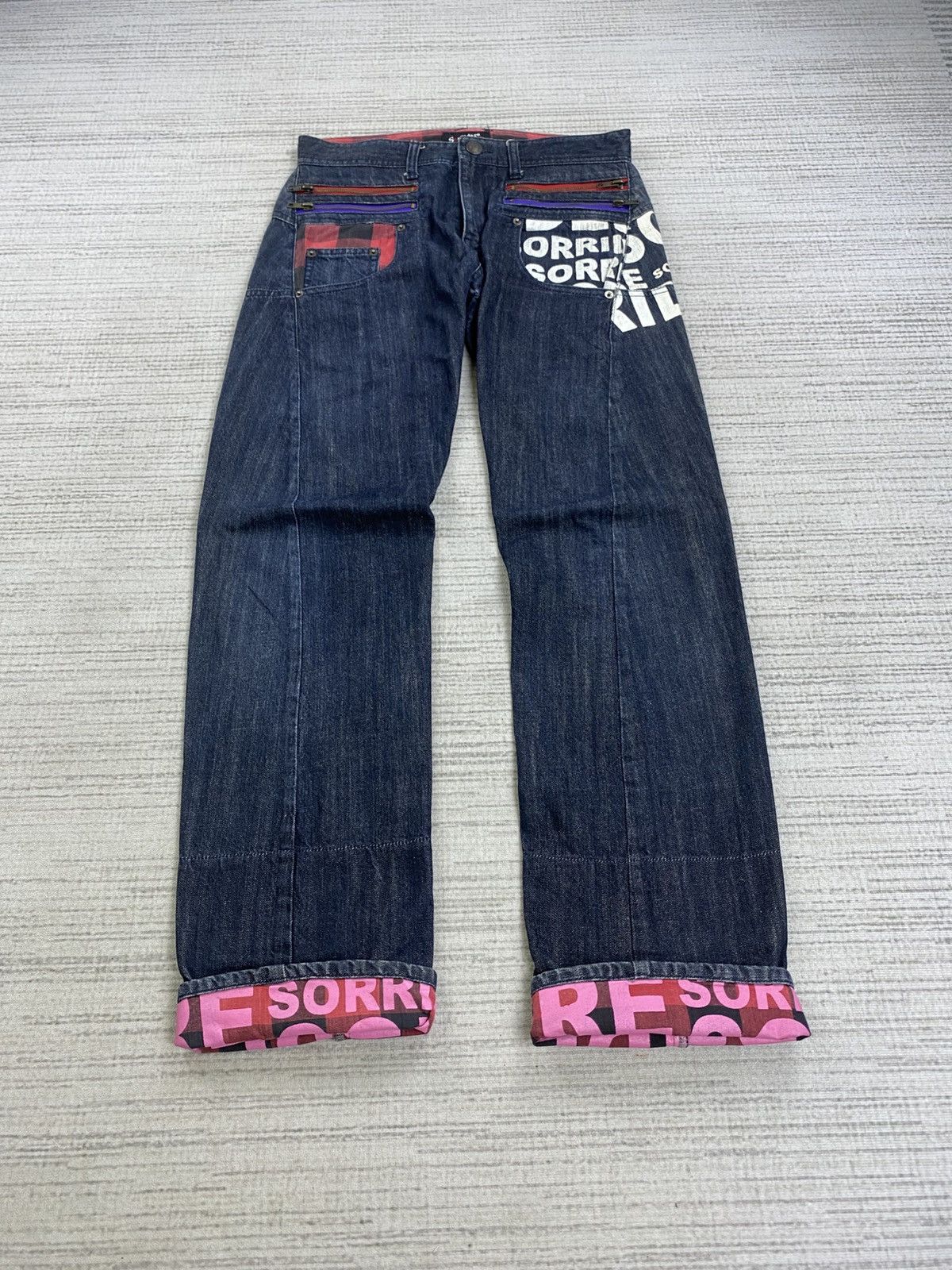 Hysteric Glamour Vintage Sorridere Hysteric Style Punk Design Denim Pants Size US 31 - 1 Thumbnail