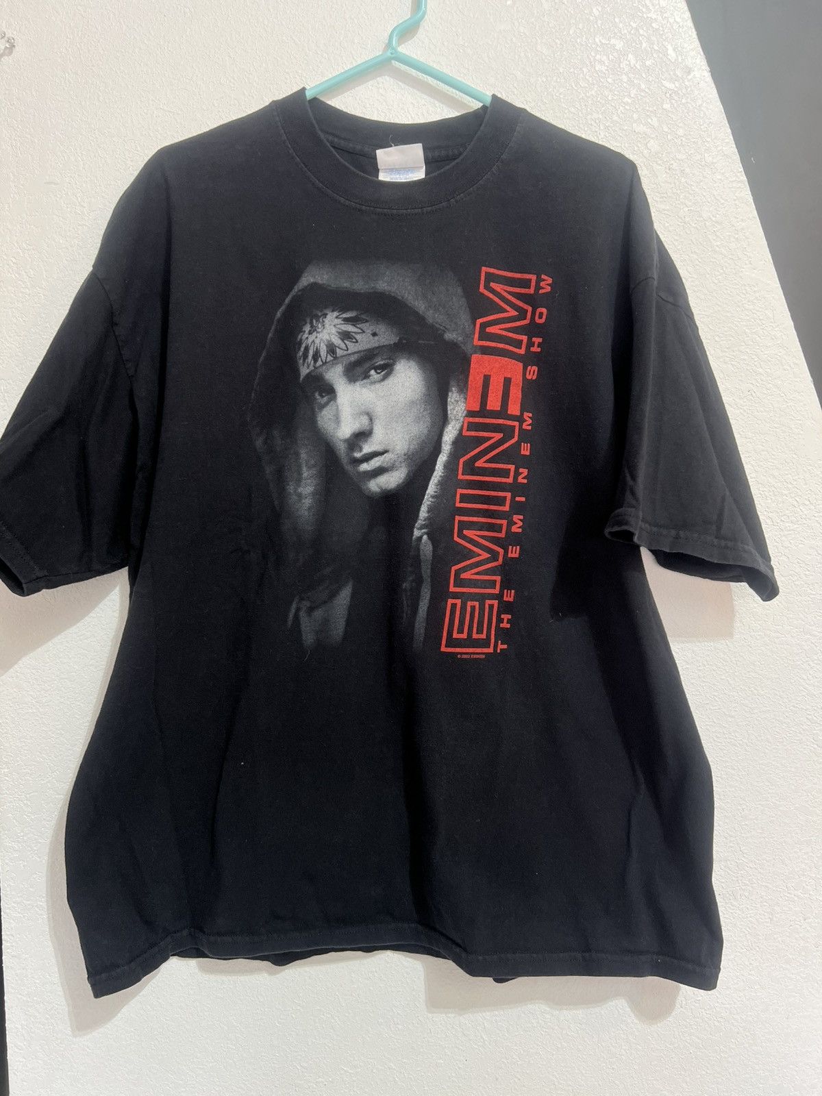 Vintage THE EMINEM SHOW 2002 vintage RAP TEE M&O Knits Promo 2xl Size US XXL / EU 58 / 5 - 5 Thumbnail