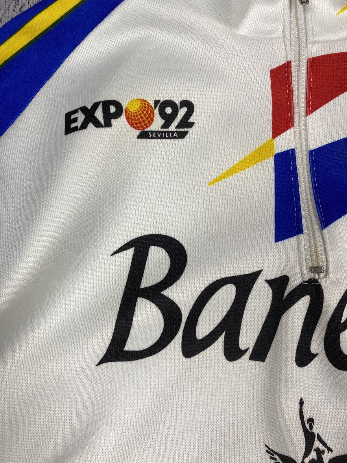 Vintage Banesto olympic barcelona 1992 cycling shirt Jersey expo92 Size US M / EU 48-50 / 2 - 6 Thumbnail