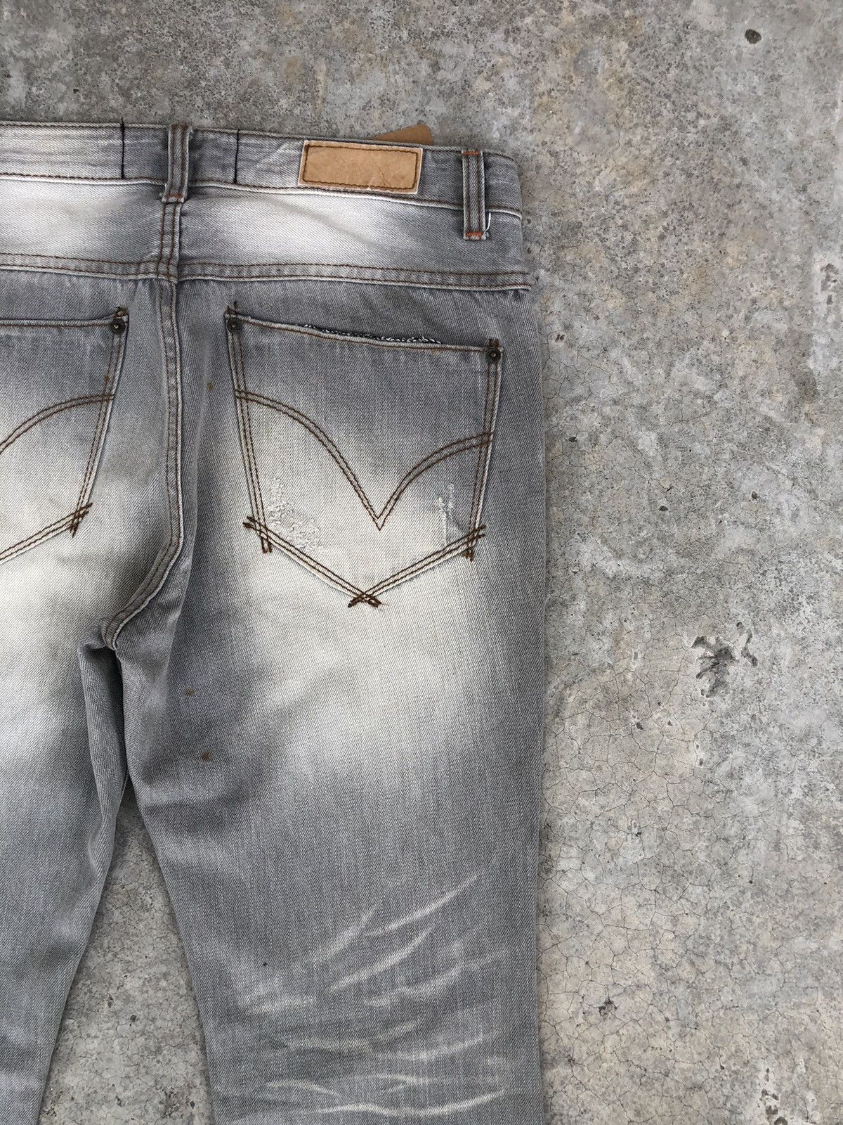 Japanese Brand Japanese Kan Tu Flared Jeans Distressed Jeans Size US 32 / EU 48 - 10 Thumbnail