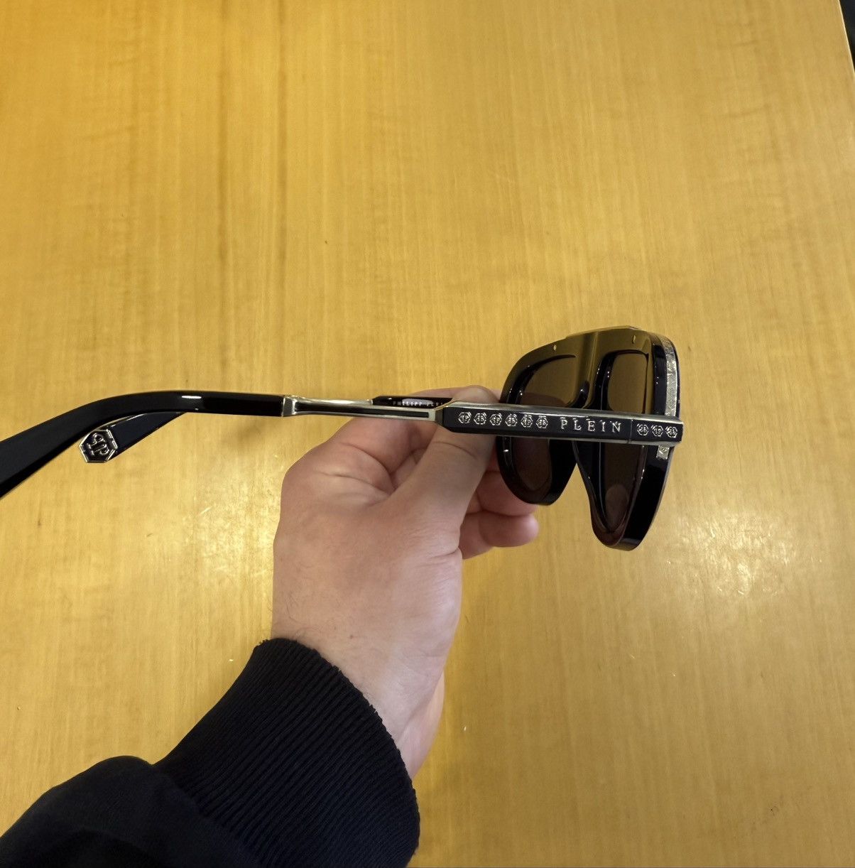 Philipp Plein Sunglasses Philipp Plein SPP151 0700 Size ONE SIZE - 4 Thumbnail