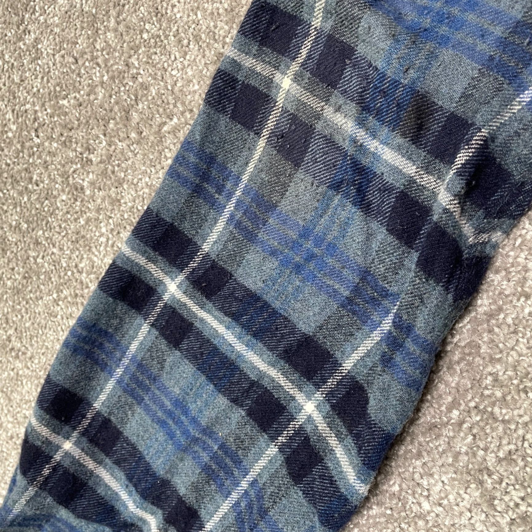 A.P.C. A.P.C. Wool Flannel Shirt Womens Small Blue Plaid Long Sleeve Button Down Casual Size S / US 4 / IT 40 - 6 Thumbnail