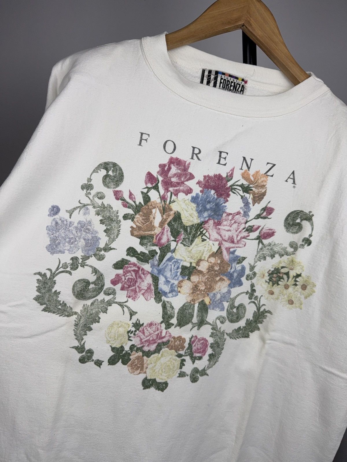 Vintage Retro 90s Vintage Forenza Floral Crewneck Made in USA Size M / US 6-8 / IT 42-44 - 10 Thumbnail