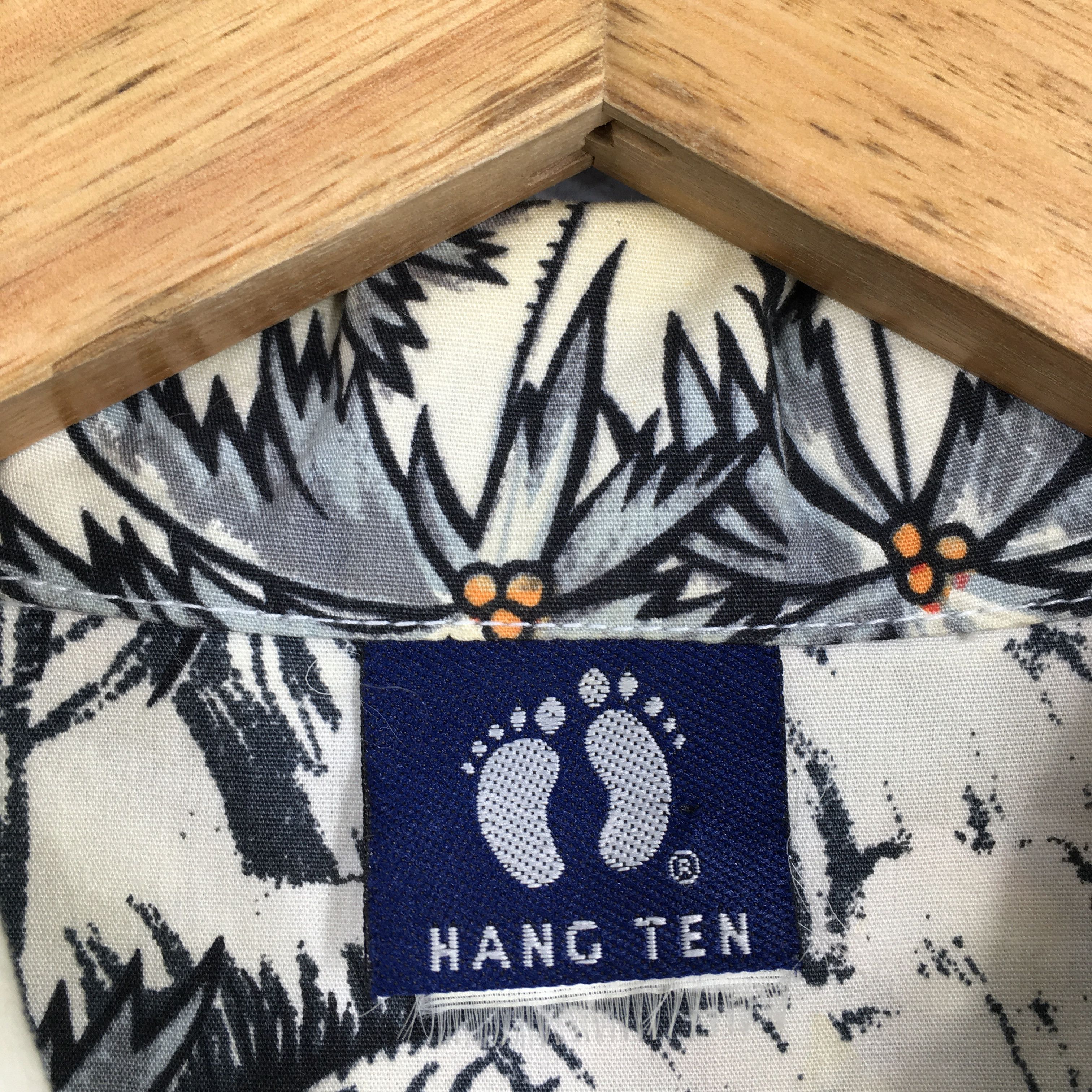 Hang Ten Vintage Hang Ten Hibiscus Palm Beach Hawaiian Shirt Large Size US L / EU 52-54 / 3 - 5 Thumbnail