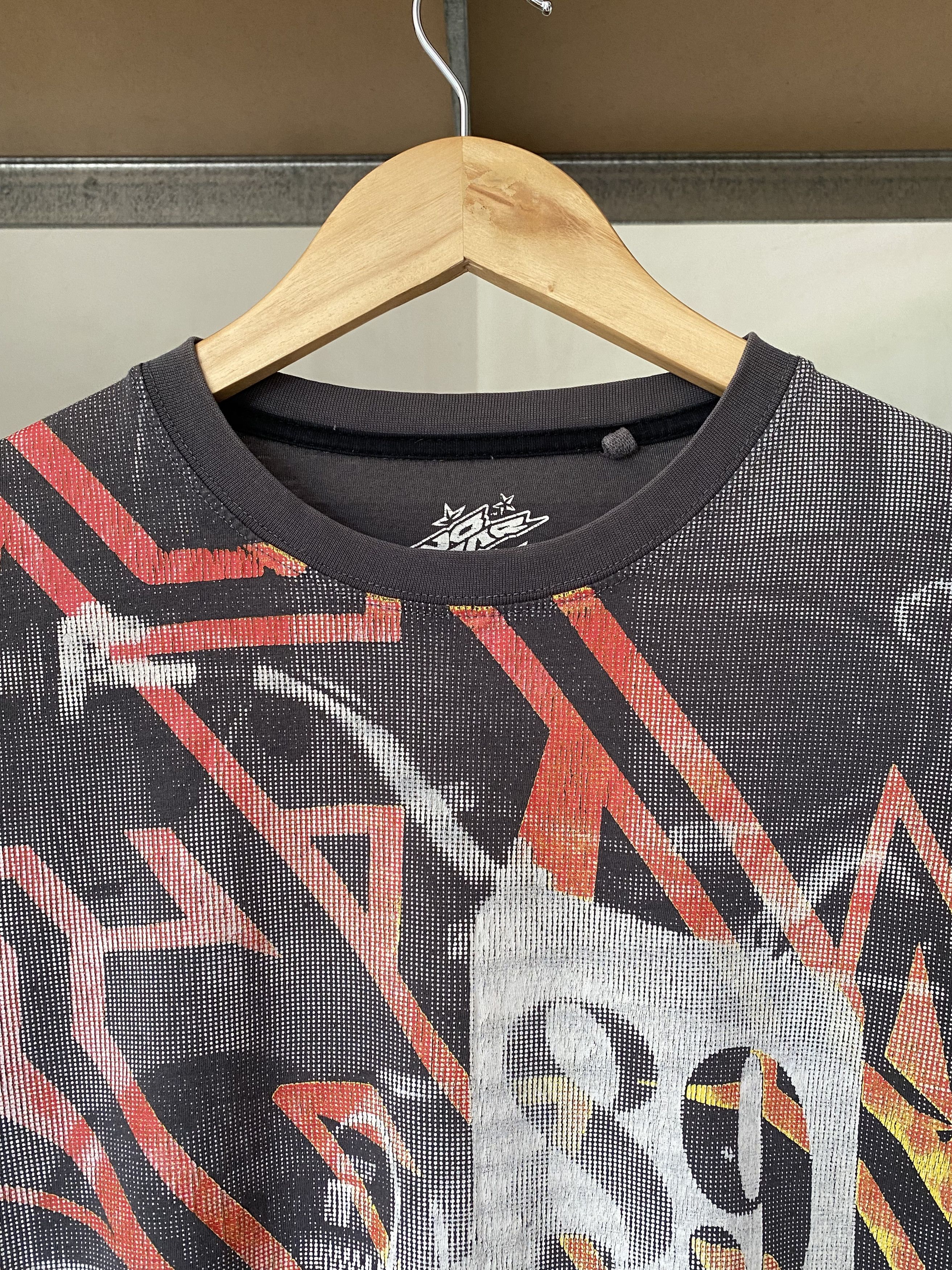 No Fear No Fear Vintage 2000s All Over Print Moto T-shirt Size US M / EU 48-50 / 2 - 3 Thumbnail
