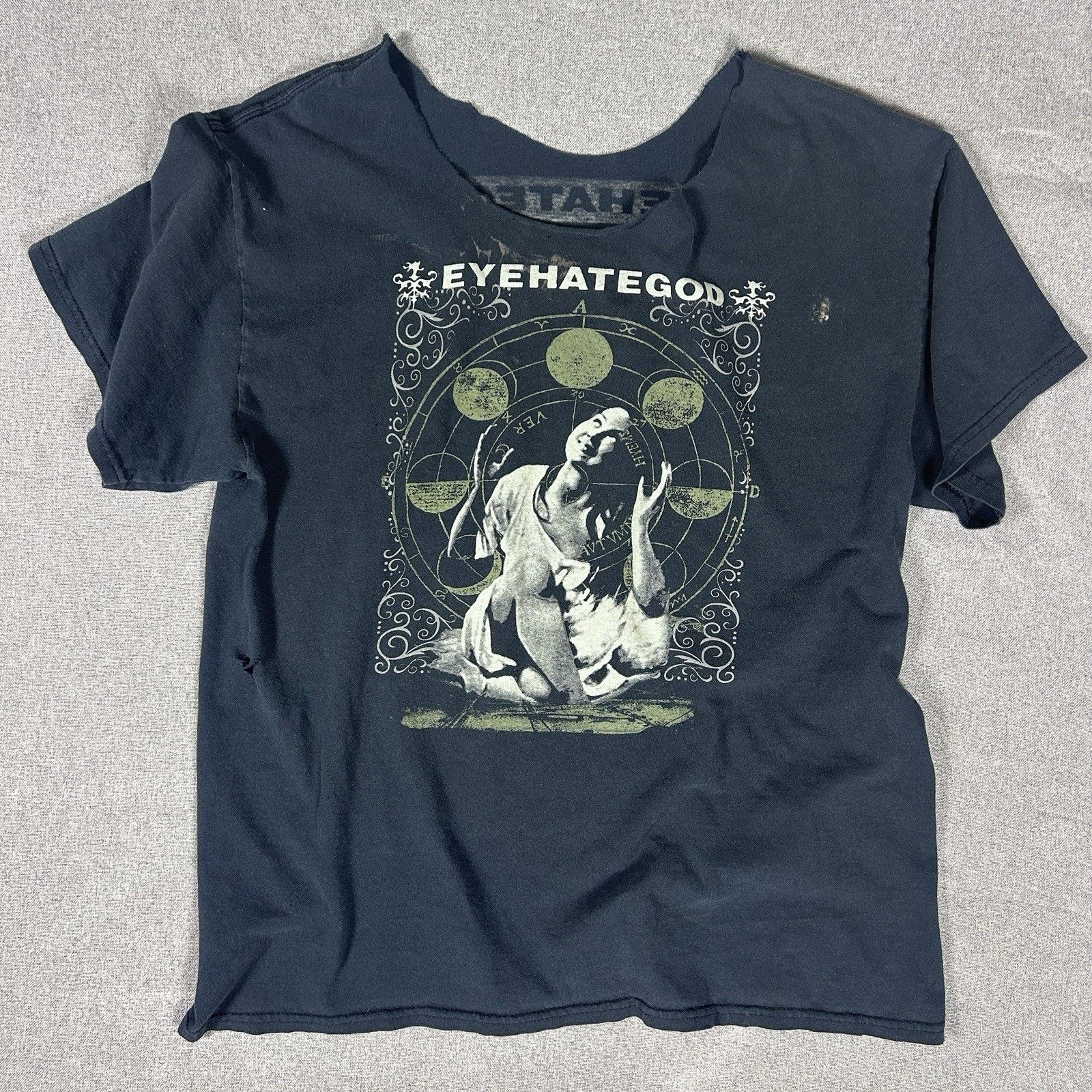 Other Eyehategod Distressed Sludge Metal Band Tee Black Large Size L / US 10 / IT 46 - 1 Thumbnail