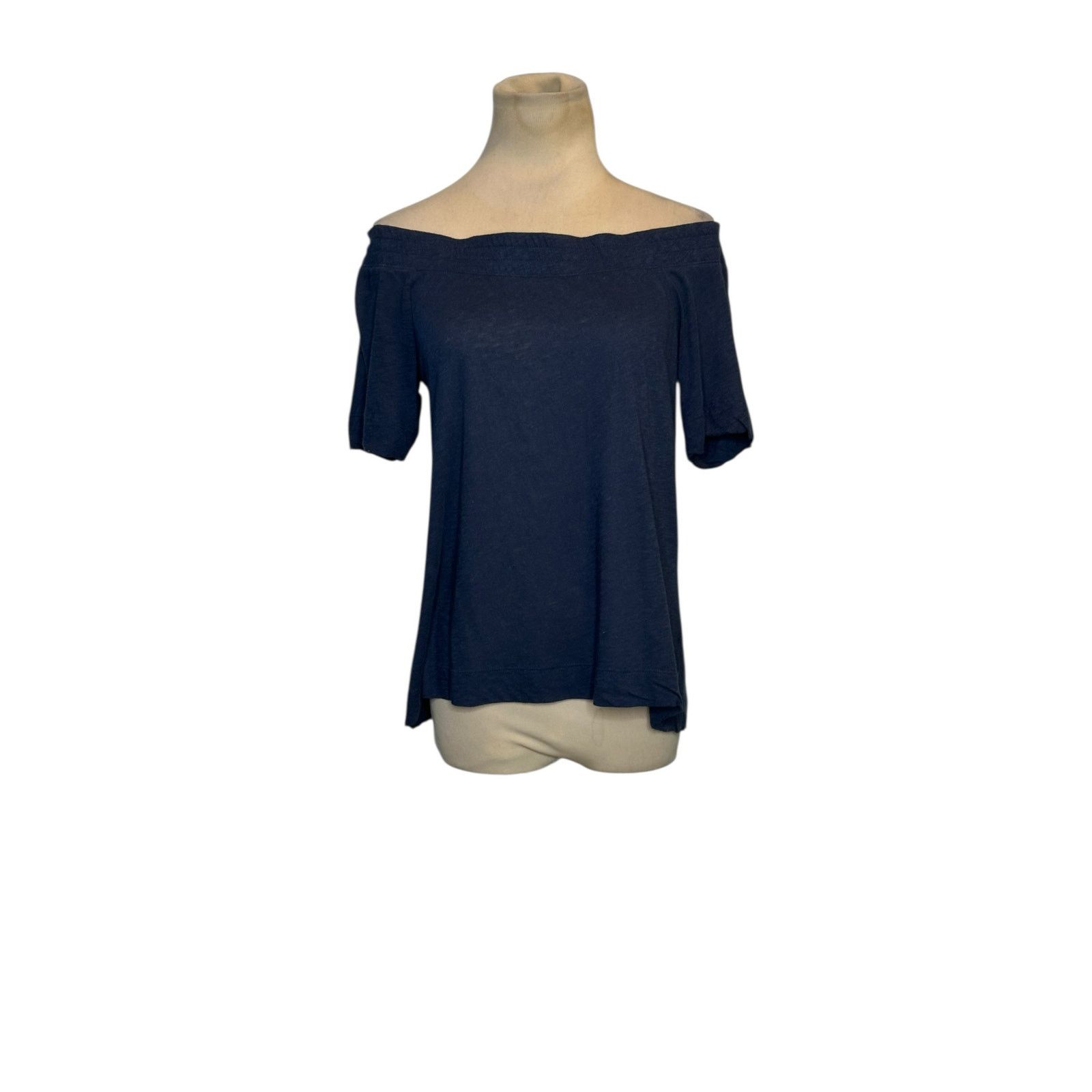 Splendid Splendid blue short sleeves off shoulders top size small Size S / US 4 / IT 40 - 15 Thumbnail