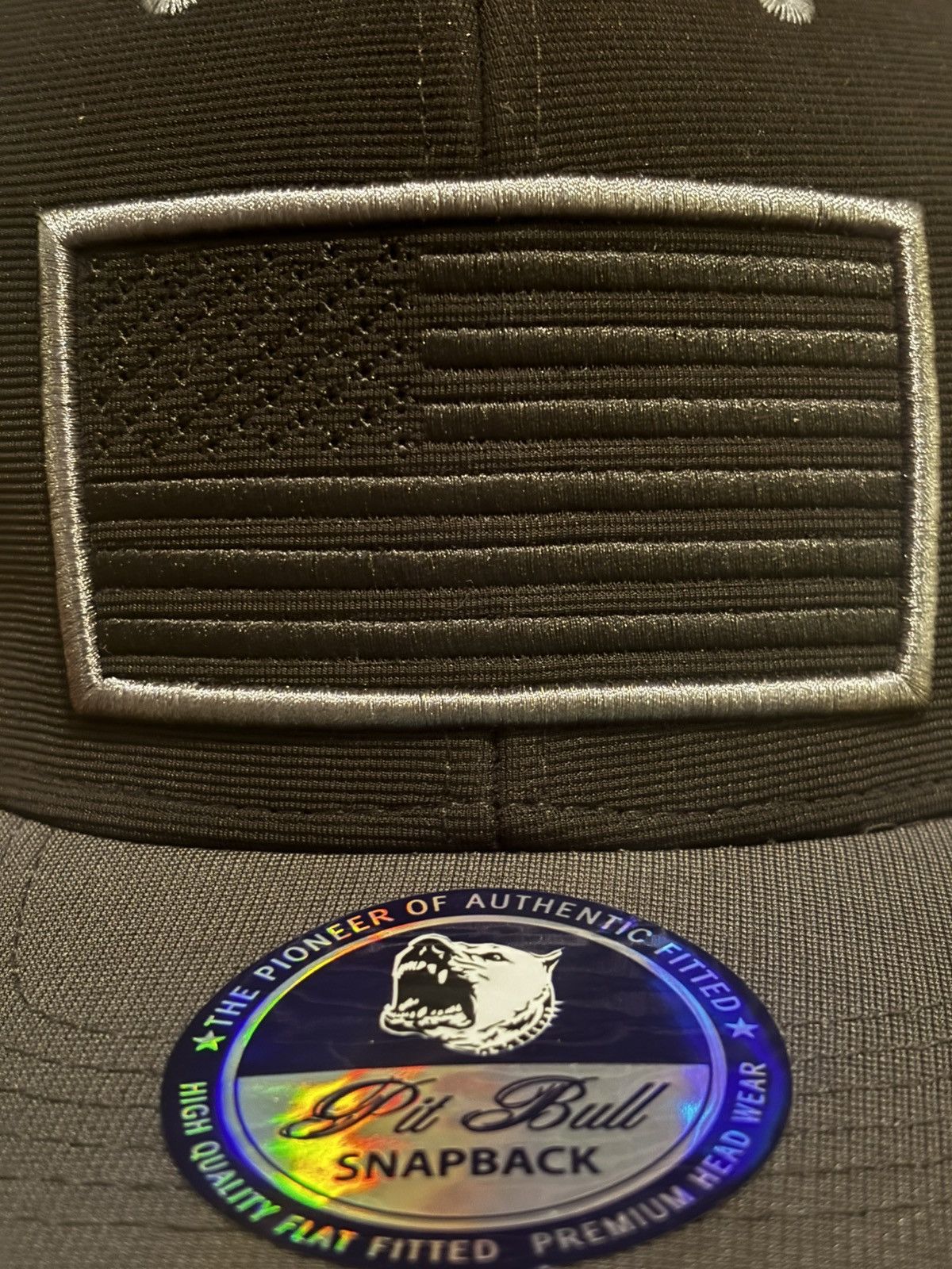 Other Black pit bull Cap.mh2602 Size ONE SIZE - 11 Thumbnail